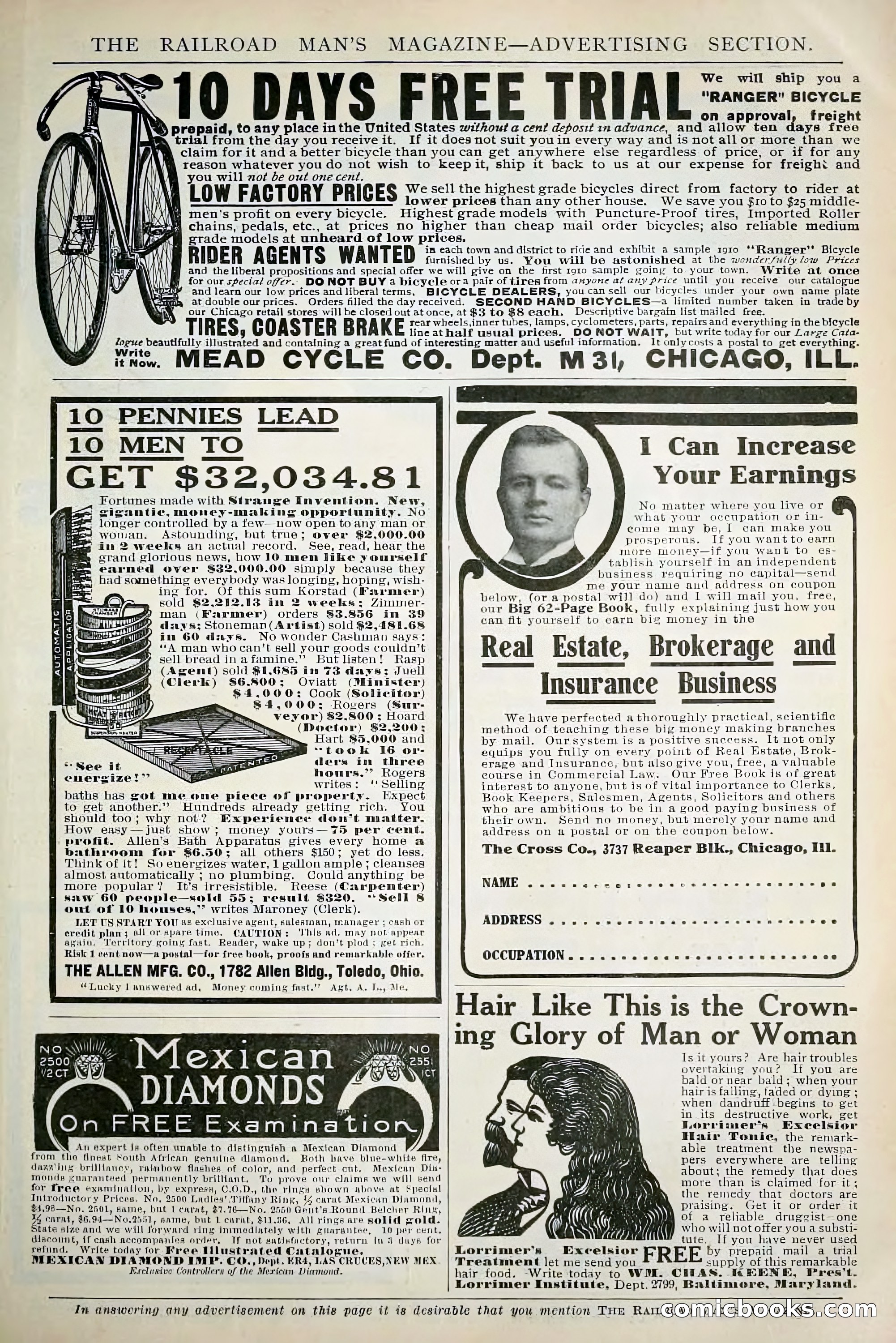 The Railroad Man's Magazine, April 1910 — page 225 of 232