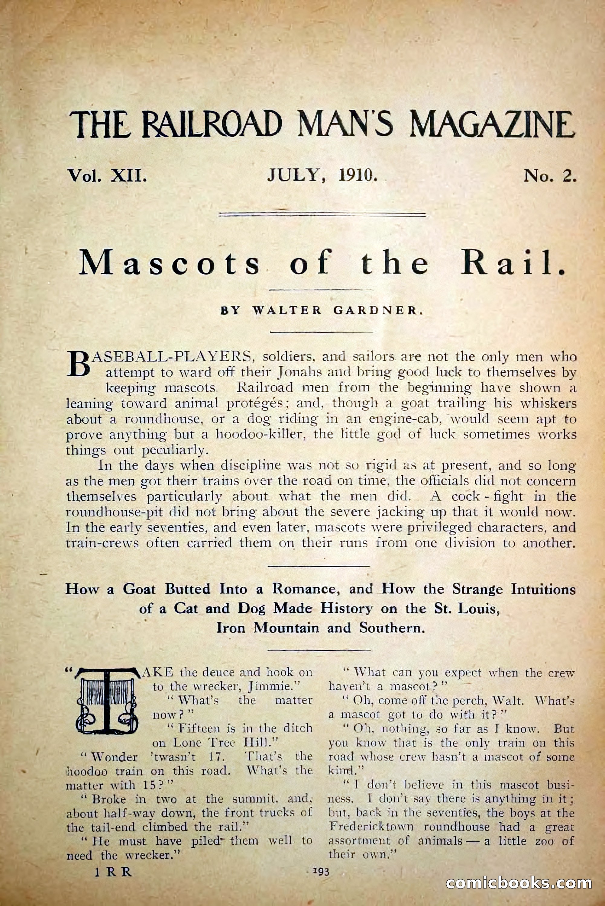 The Railroad Man's Magazine, July 1910 — page 7 of 208