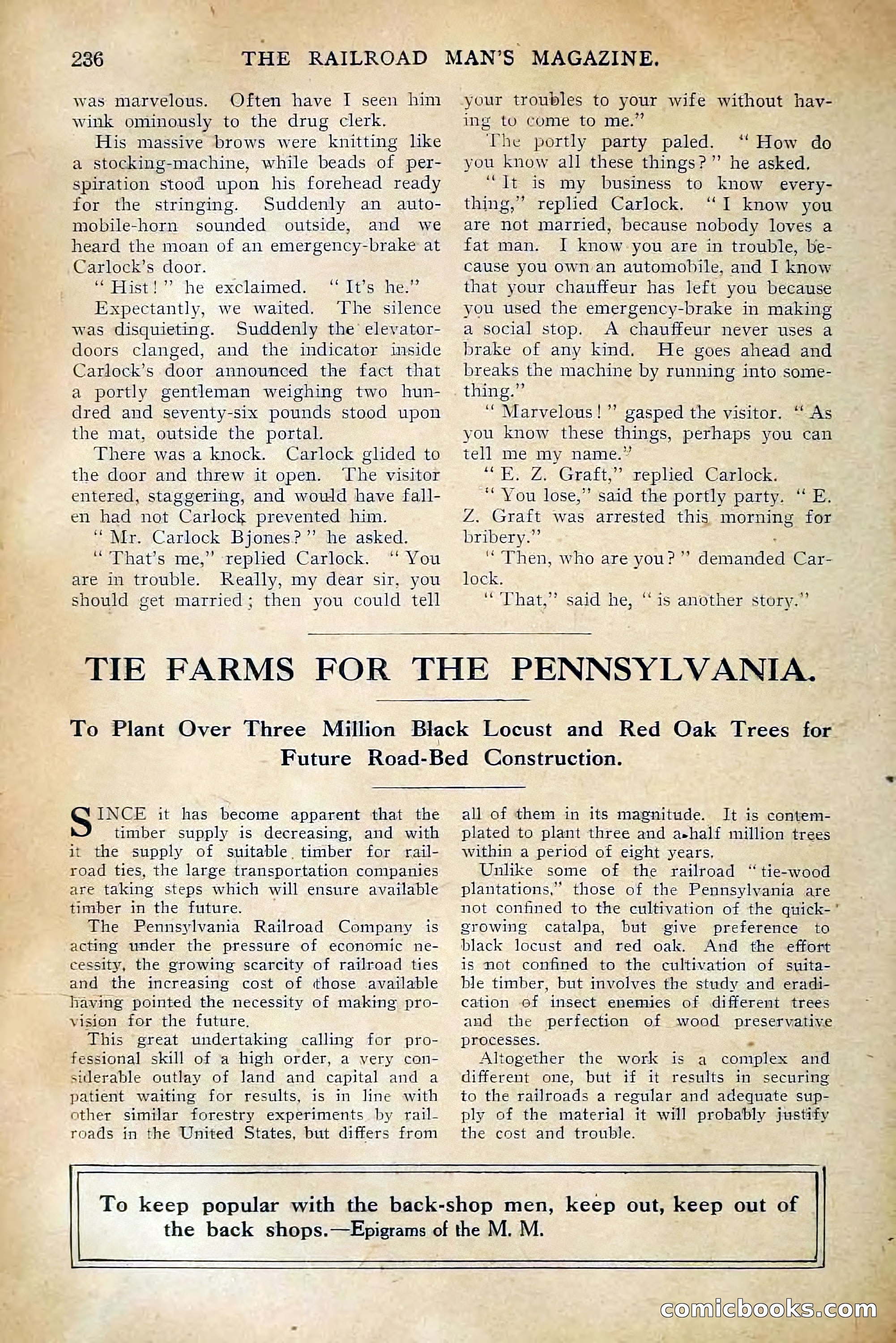 The Railroad Man's Magazine, July 1910 — page 50 of 208