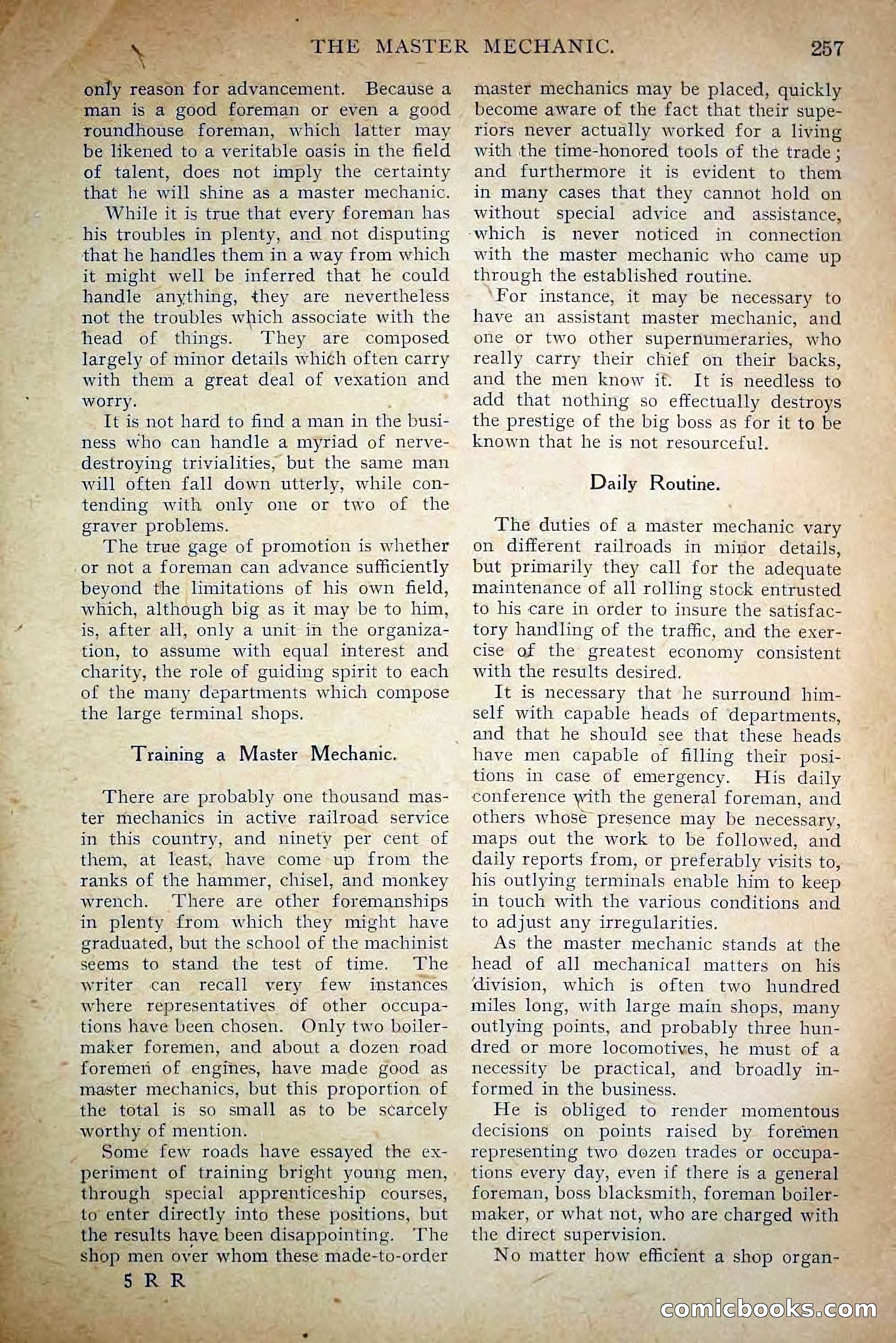 The Railroad Man's Magazine, July 1910 — page 71 of 208
