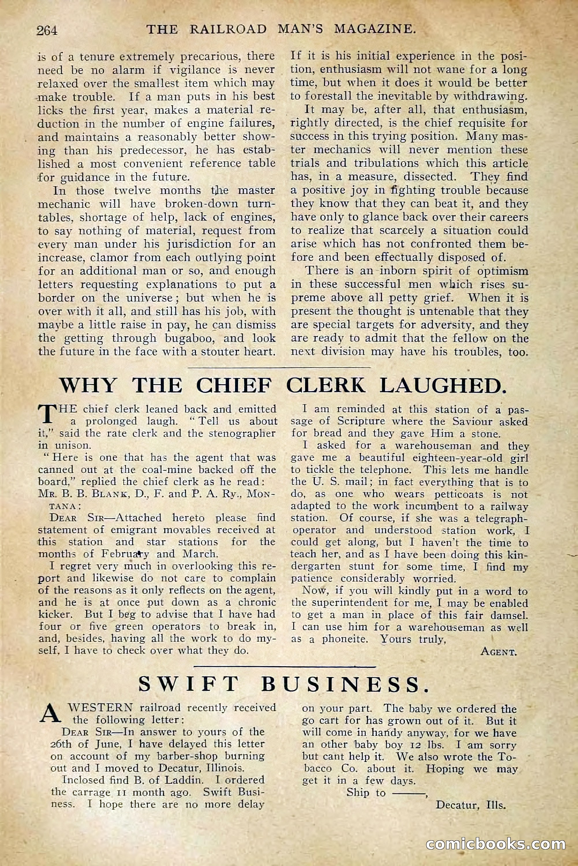 The Railroad Man's Magazine, July 1910 — page 78 of 208