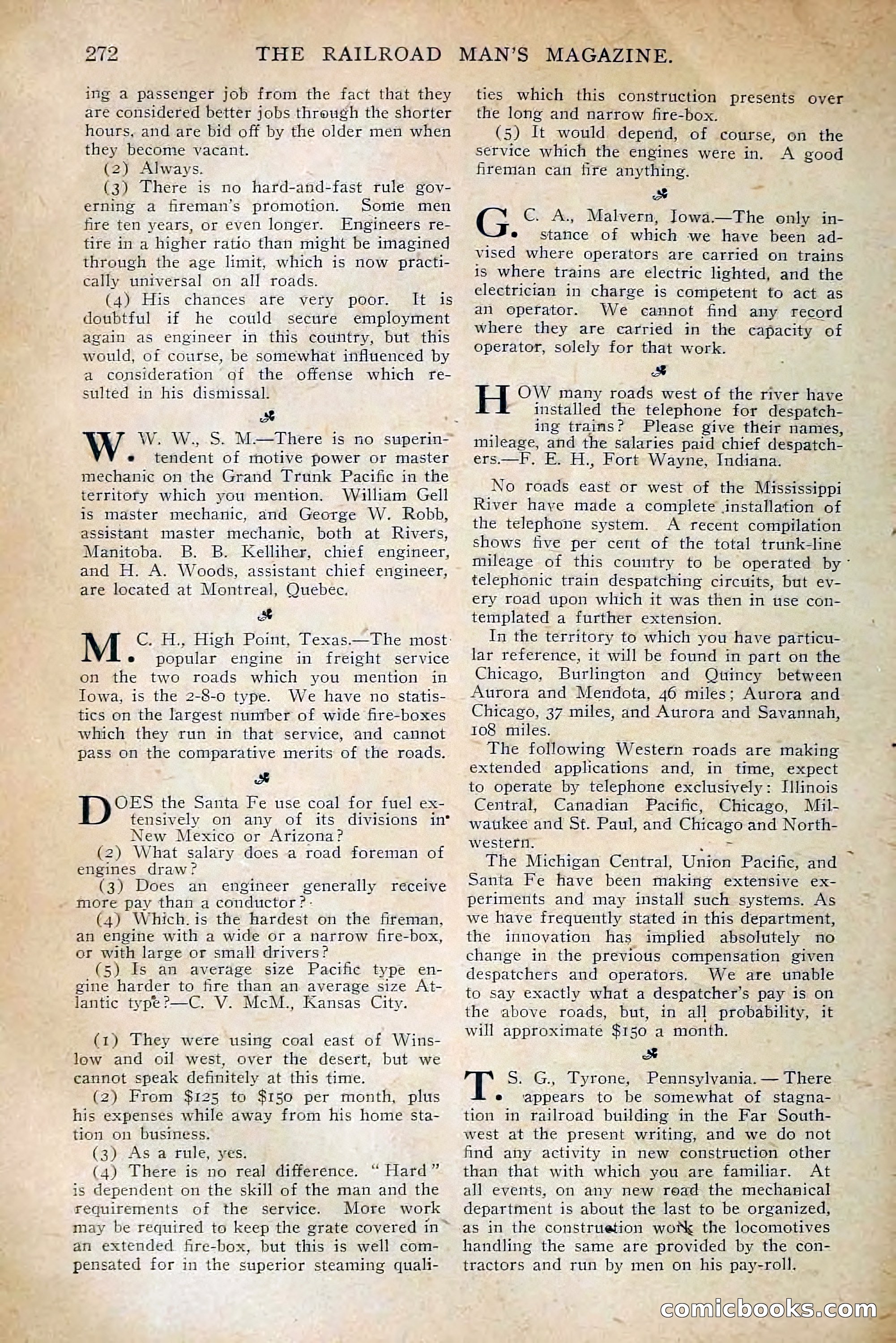 The Railroad Man's Magazine, July 1910 — page 86 of 208