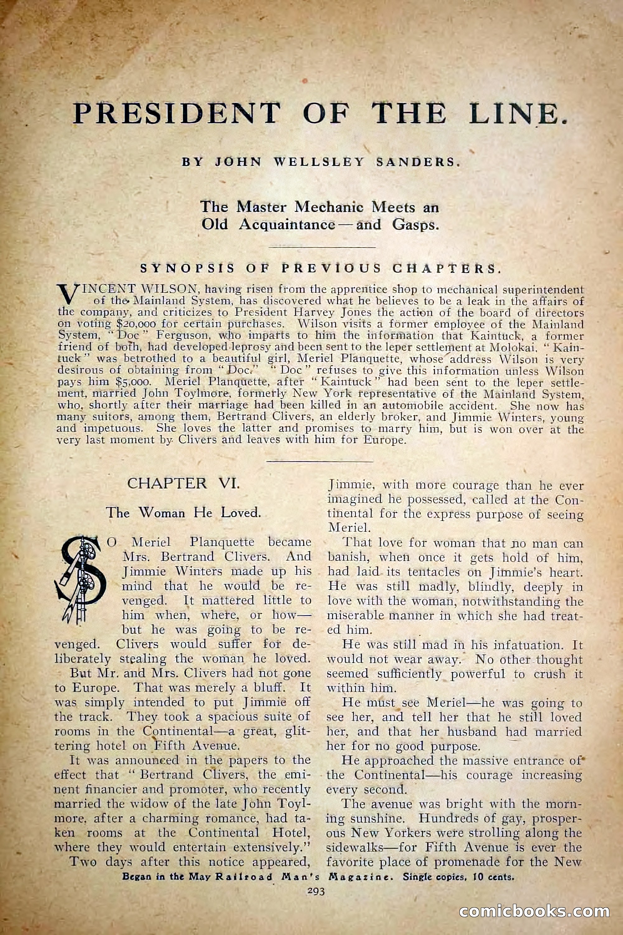The Railroad Man's Magazine, July 1910 — page 107 of 208