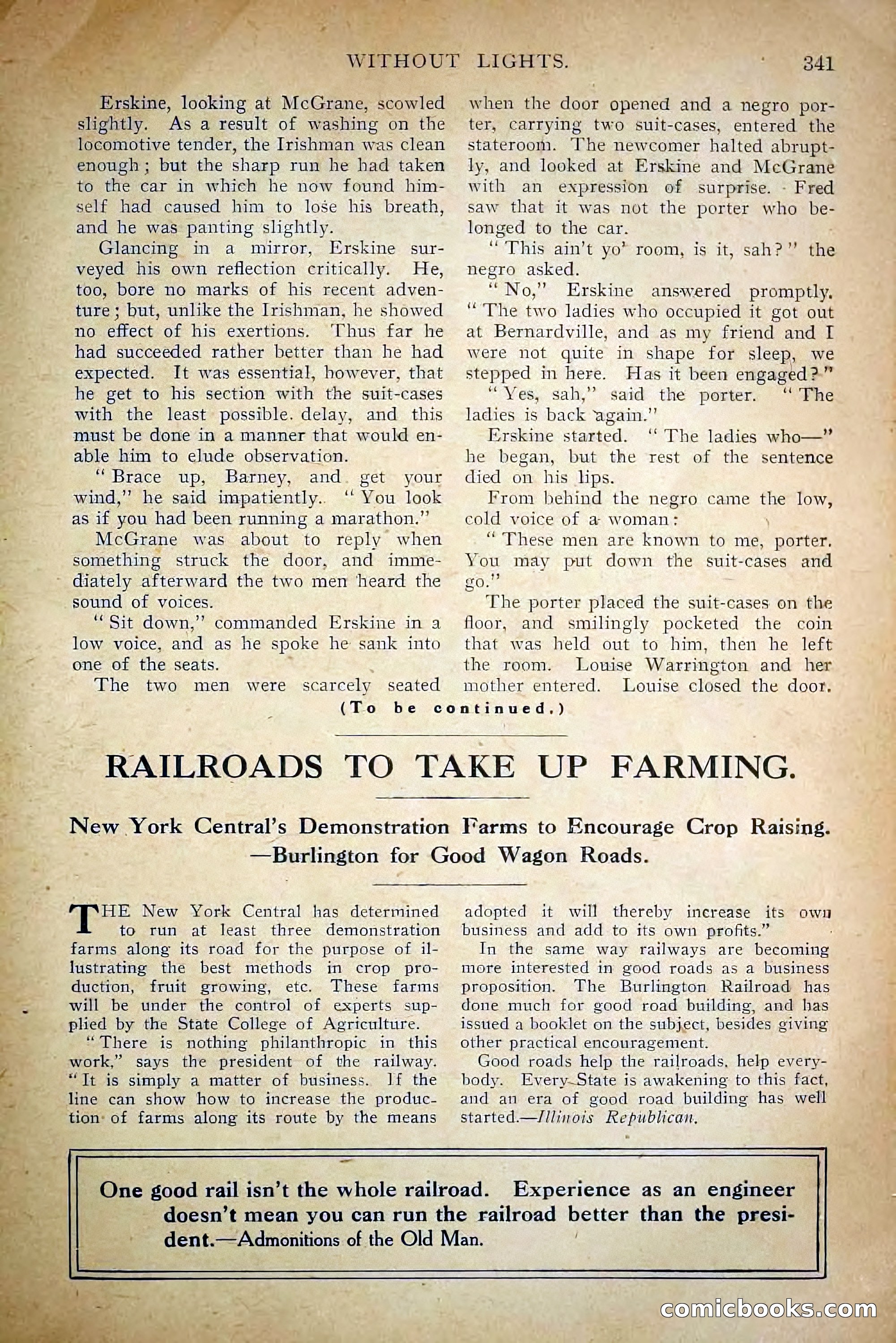 The Railroad Man's Magazine, July 1910 — page 155 of 208