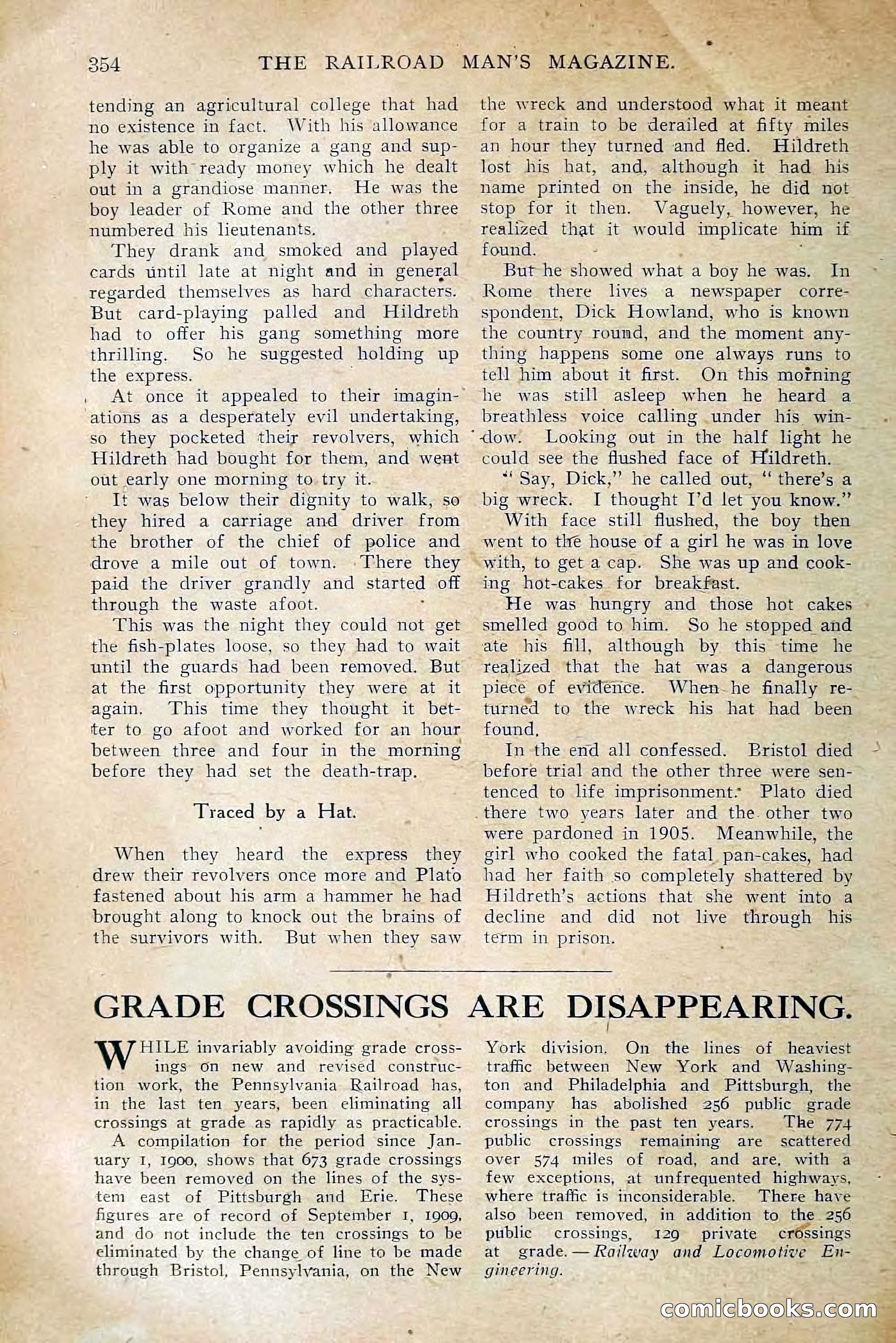 The Railroad Man's Magazine, July 1910 — page 168 of 208