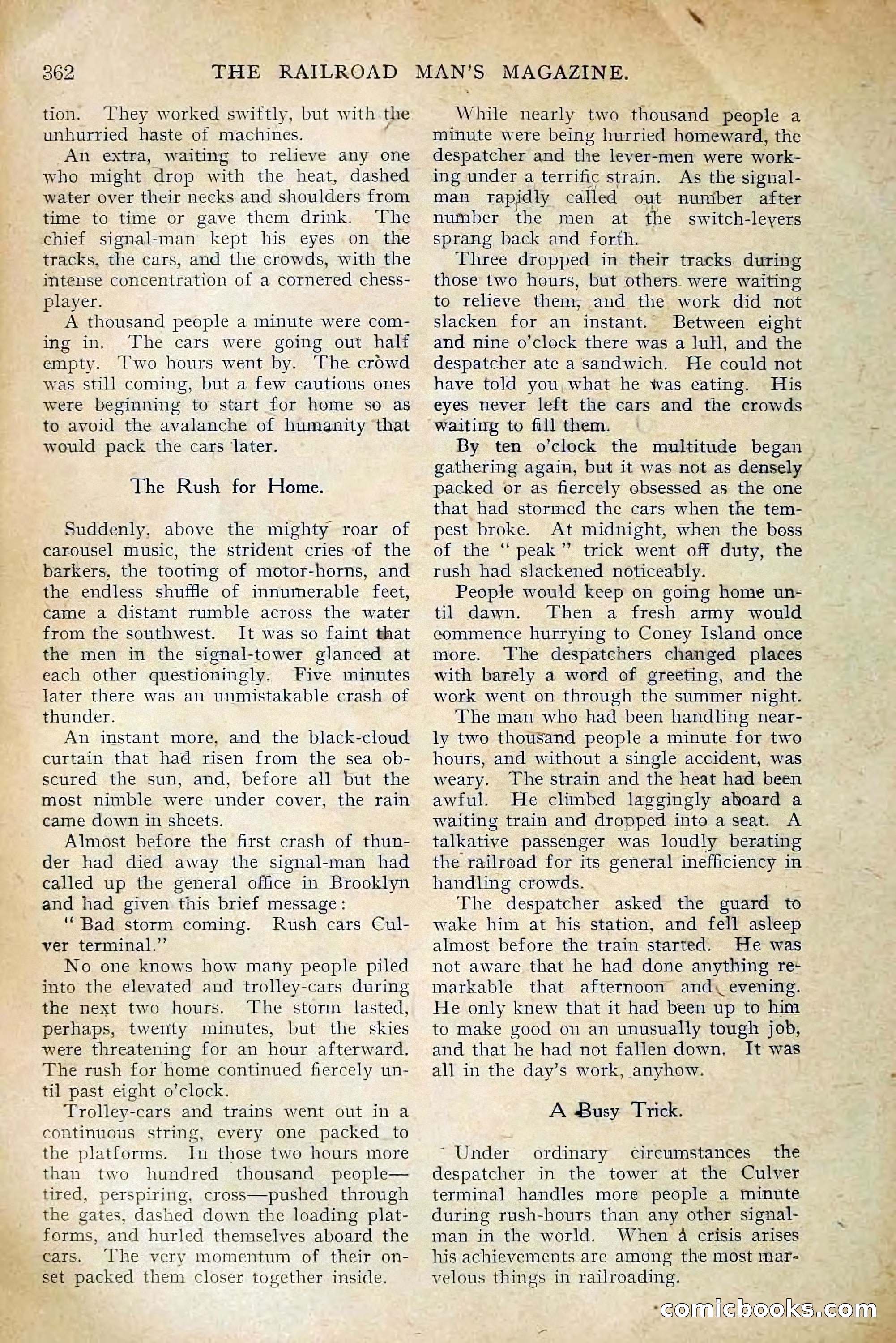 The Railroad Man's Magazine, July 1910 — page 176 of 208