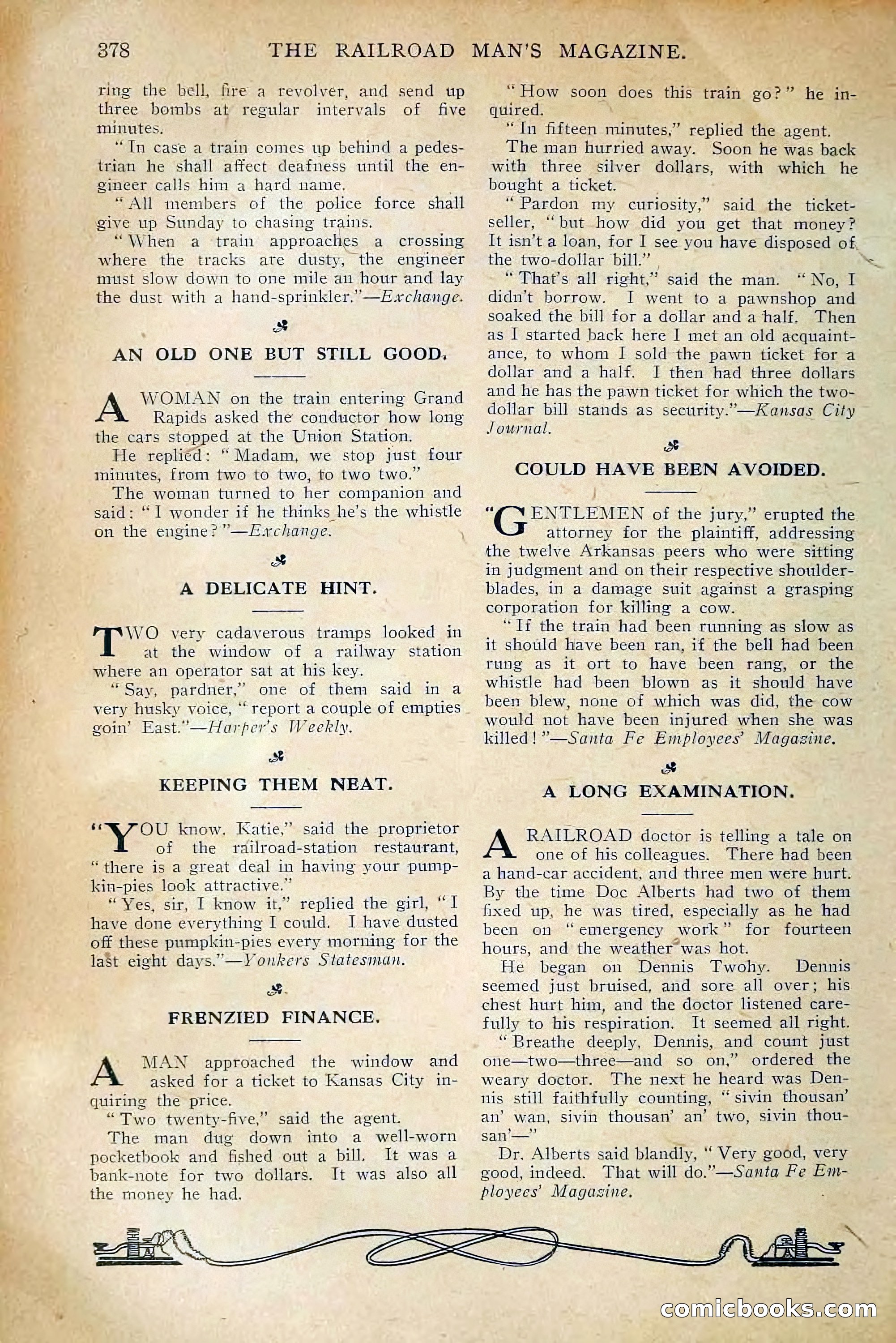 The Railroad Man's Magazine, July 1910 — page 192 of 208
