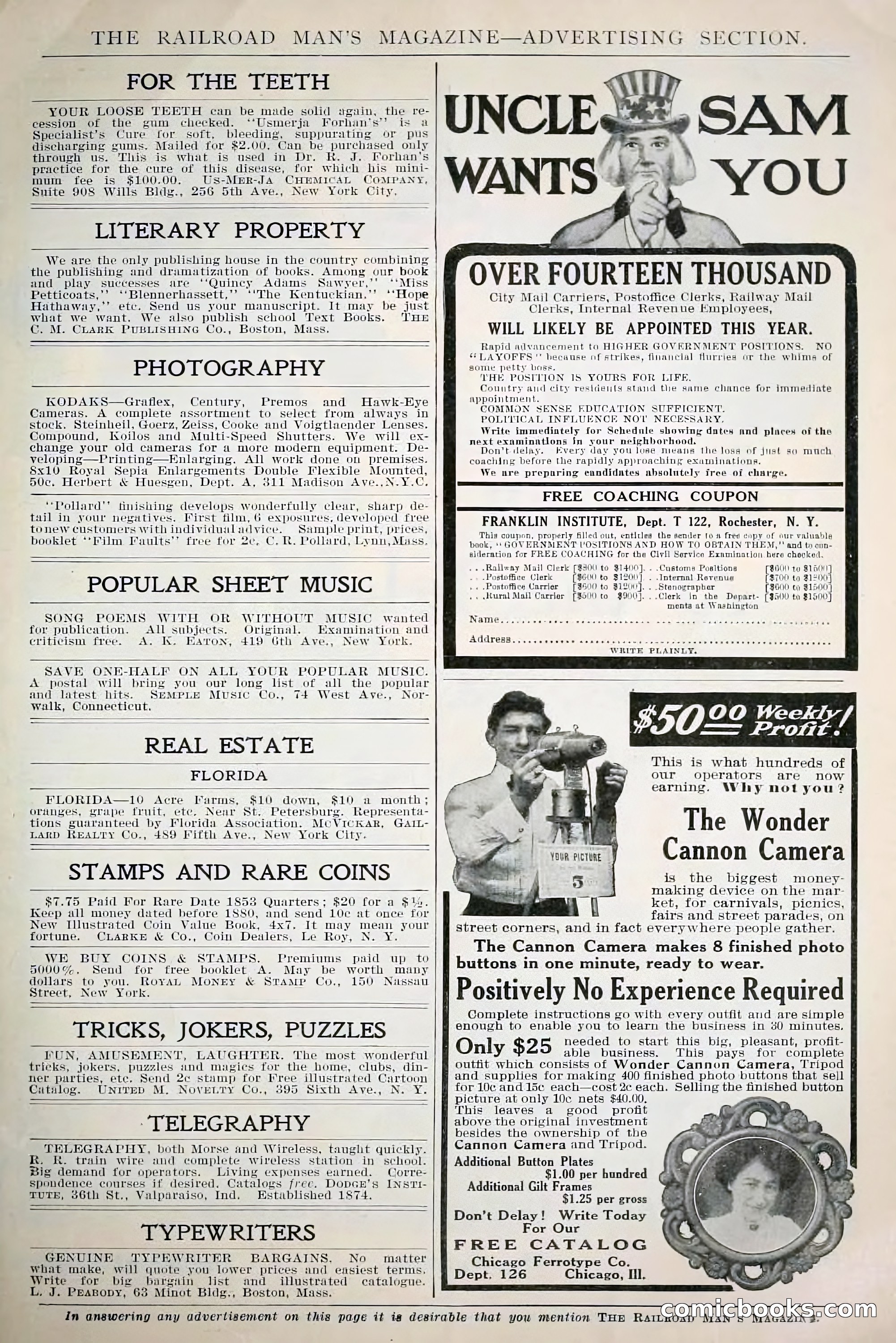 The Railroad Man's Magazine, July 1910 — page 205 of 208