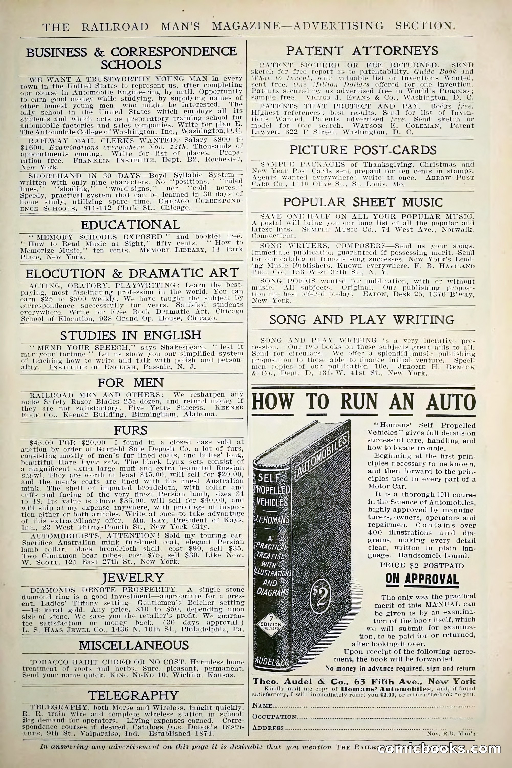 The Railroad Man's Magazine, November 1910 — page 7 of 228