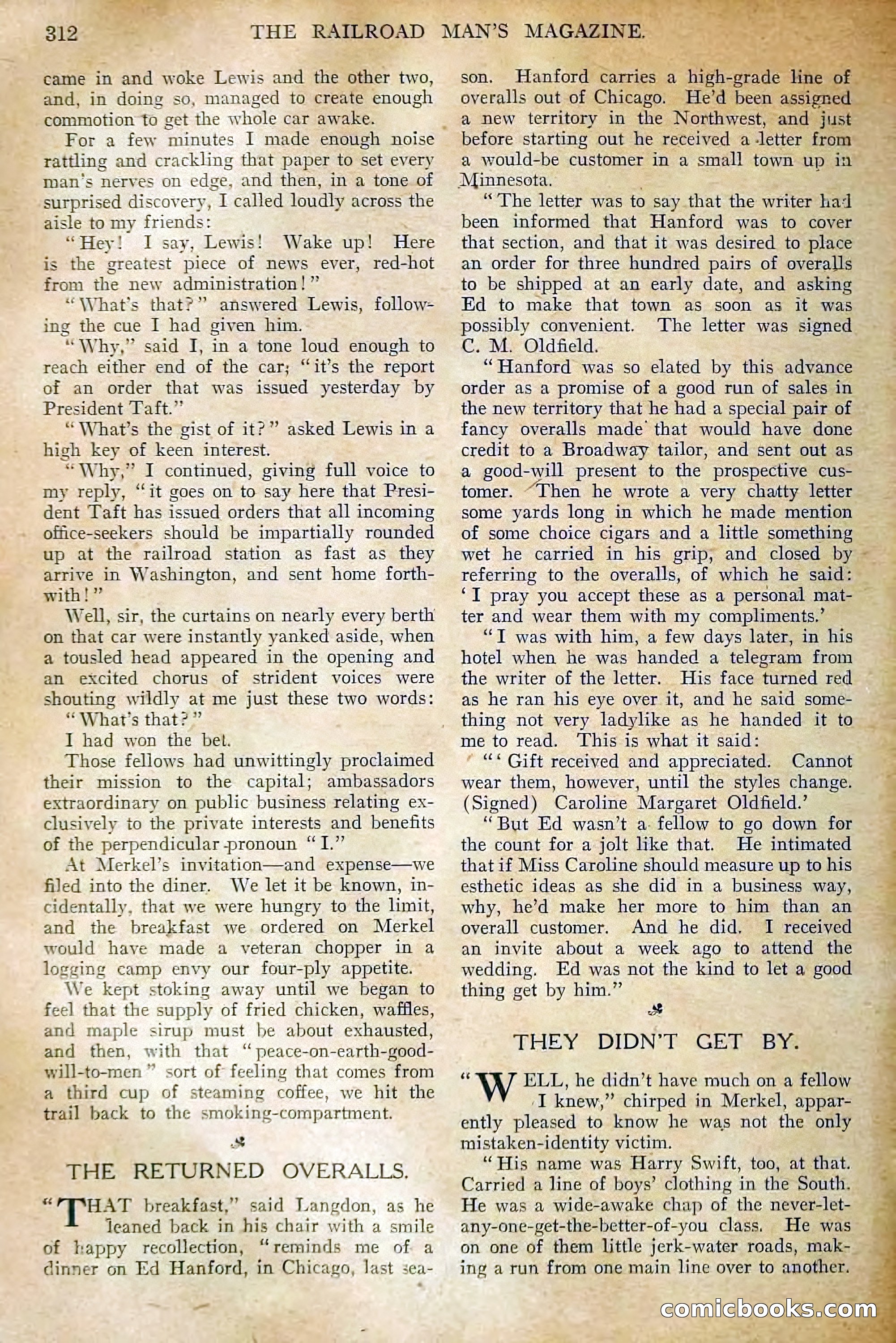 The Railroad Man's Magazine, November 1910 — page 130 of 228