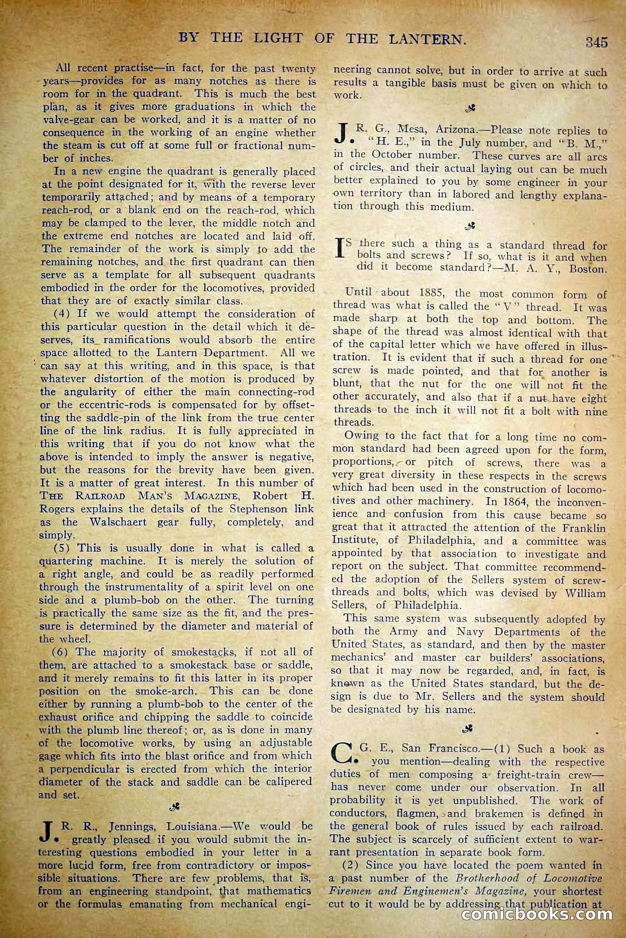The Railroad Man's Magazine, November 1910 — page 163 of 228