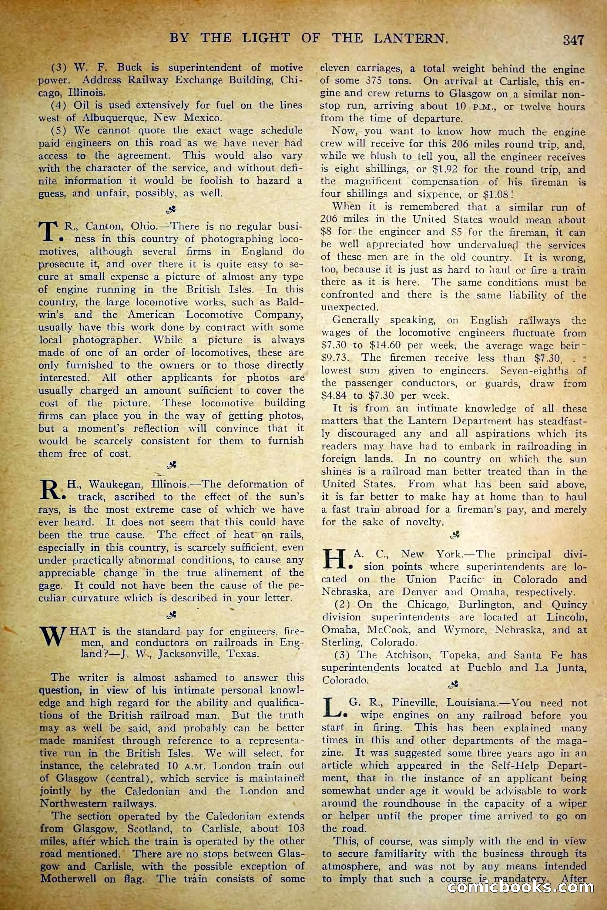 The Railroad Man's Magazine, November 1910 — page 165 of 228