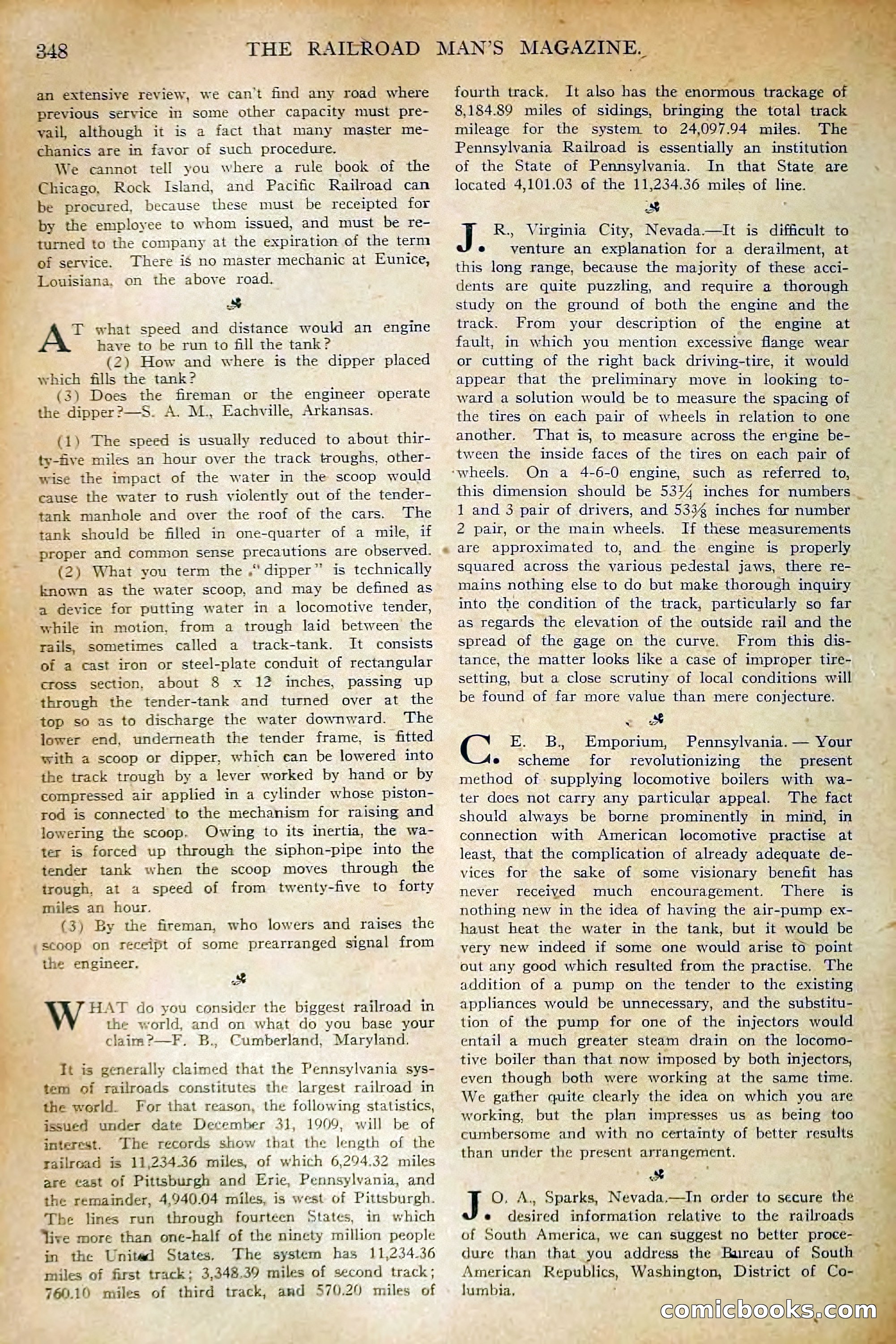 The Railroad Man's Magazine, November 1910 — page 166 of 228