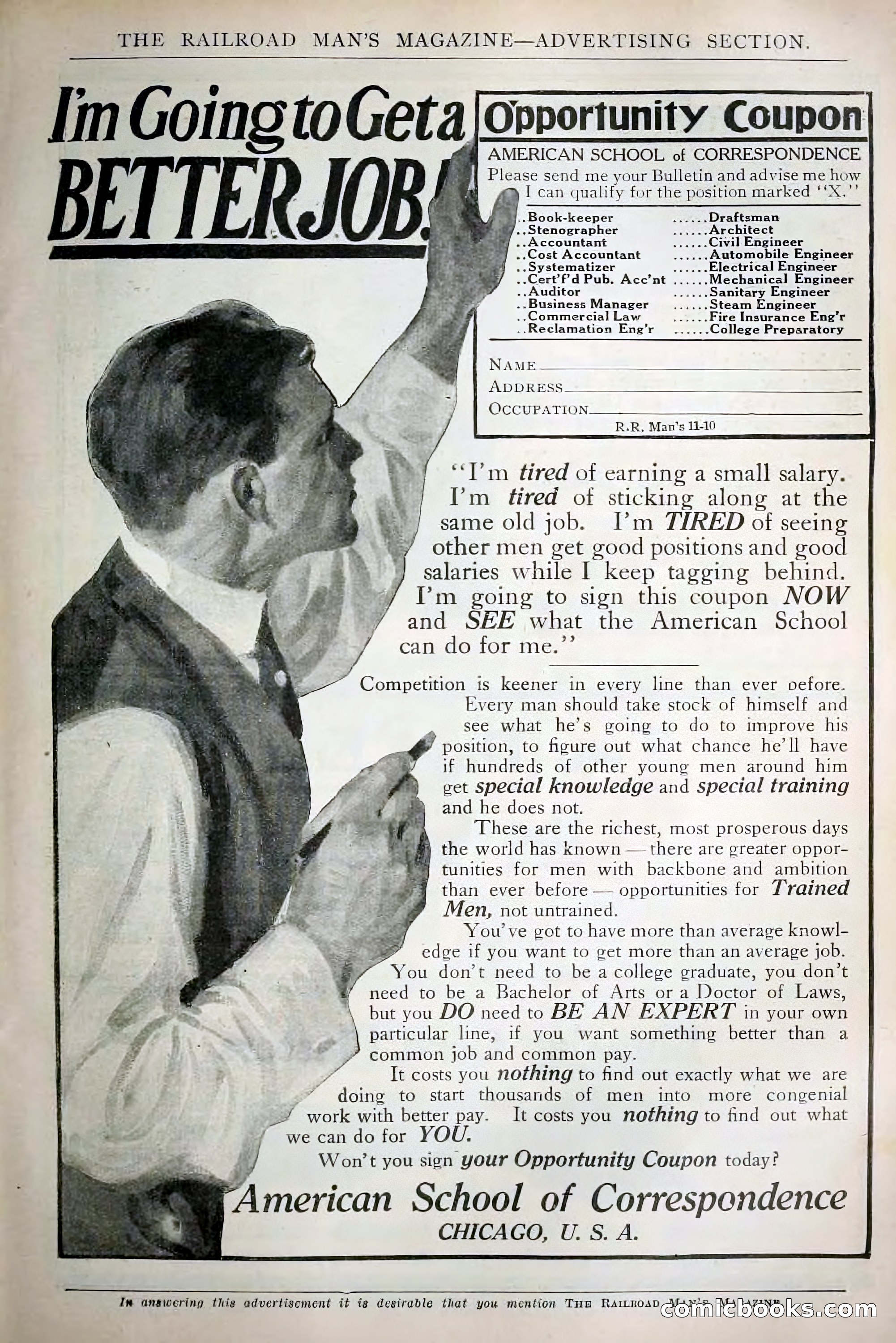 The Railroad Man's Magazine, November 1910 — page 213 of 228