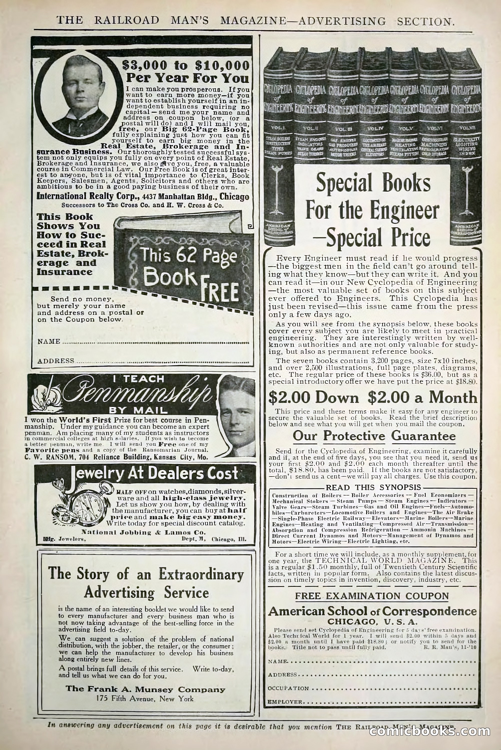 The Railroad Man's Magazine, November 1910 — page 215 of 228