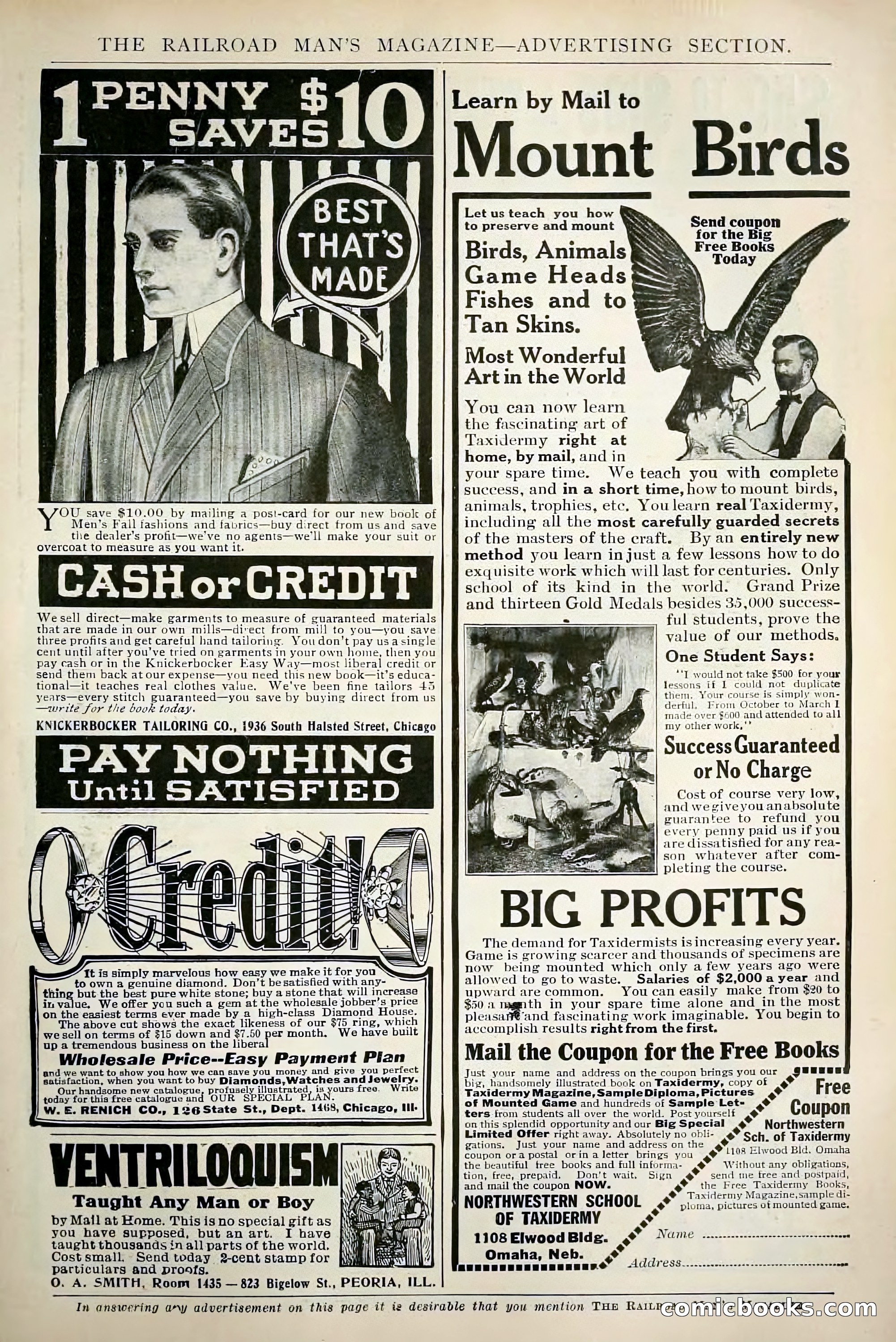 The Railroad Man's Magazine, November 1910 — page 219 of 228