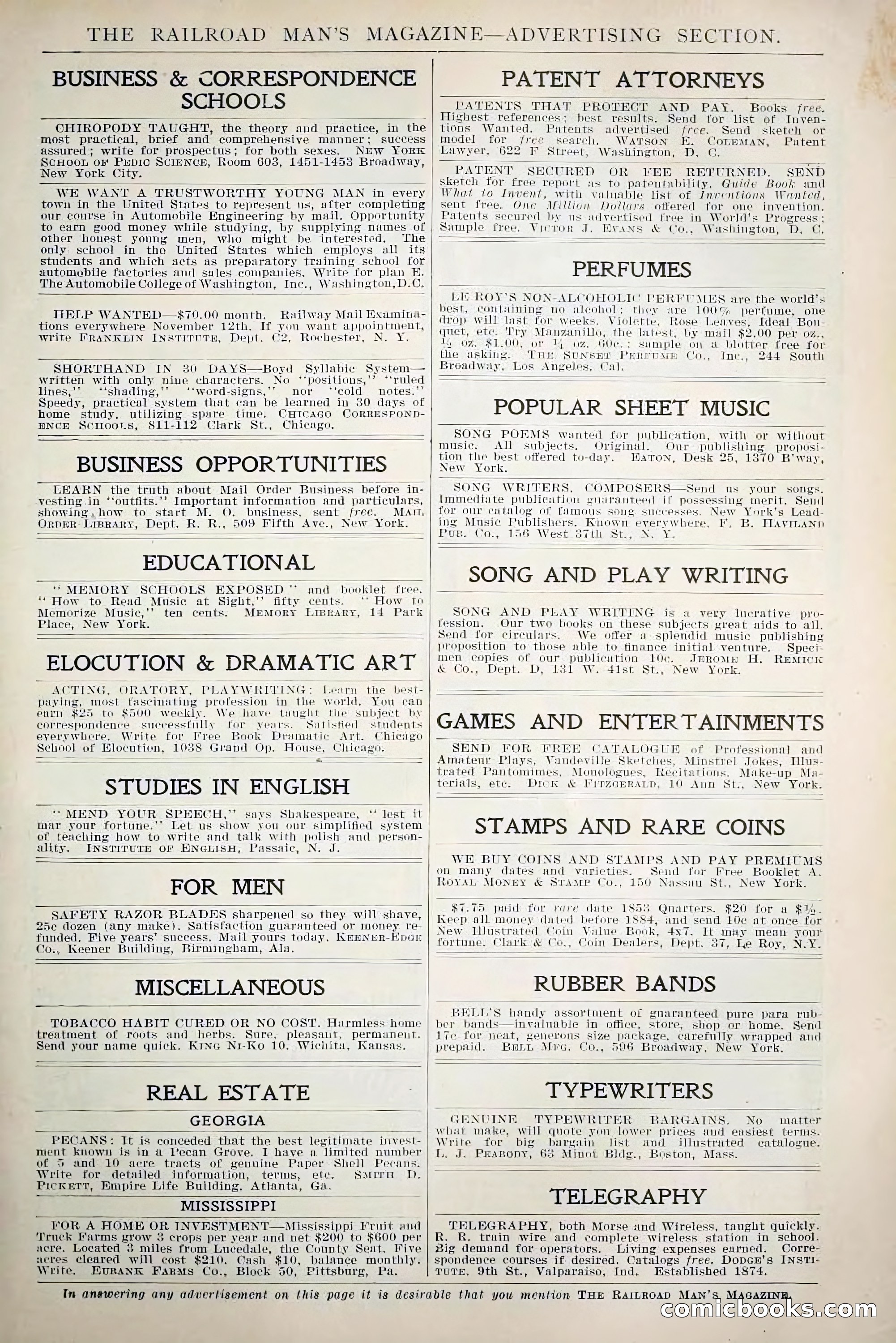 The Railroad Man's Magazine, December 1910 — page 7 of 224