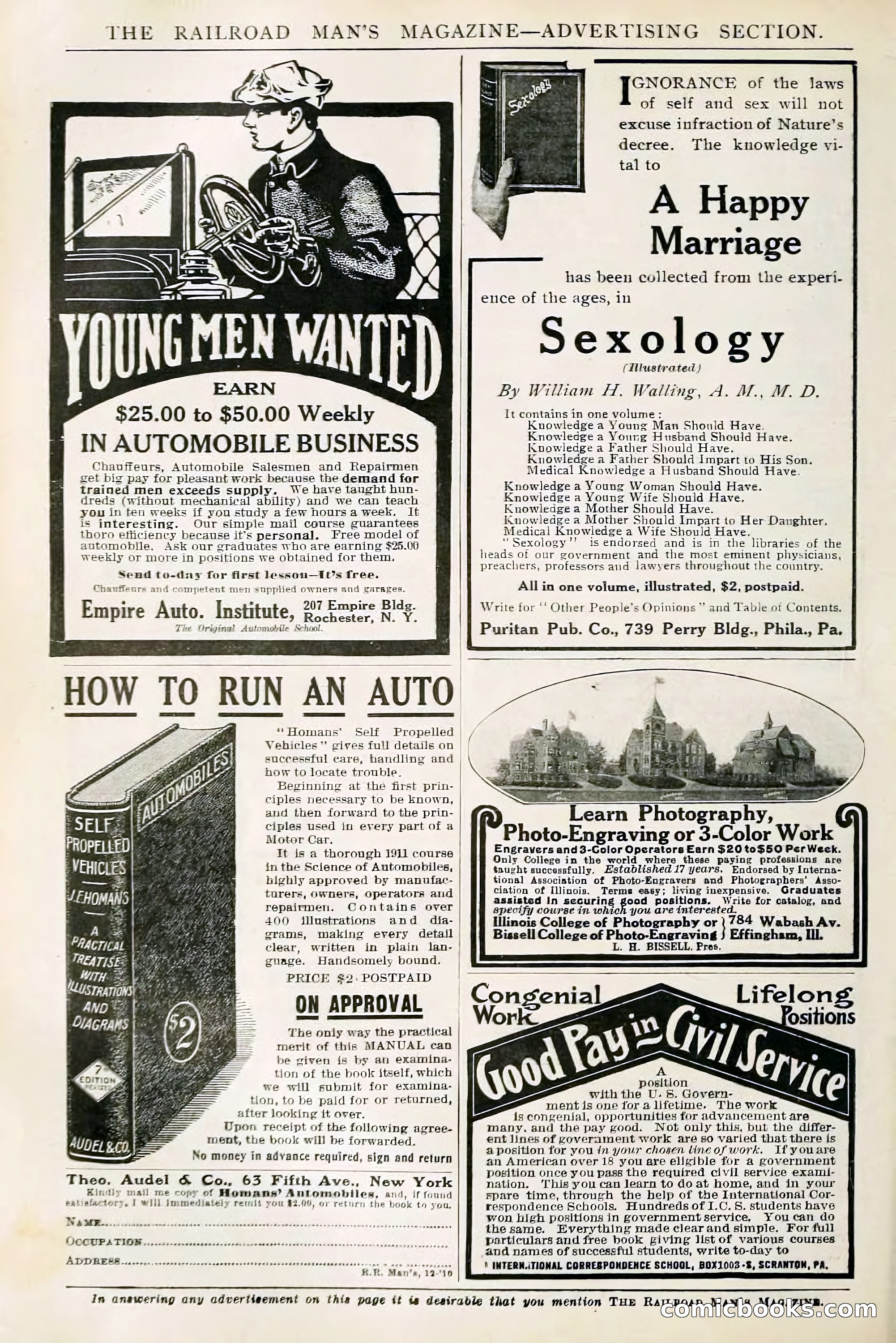 The Railroad Man's Magazine, December 1910 — page 8 of 224