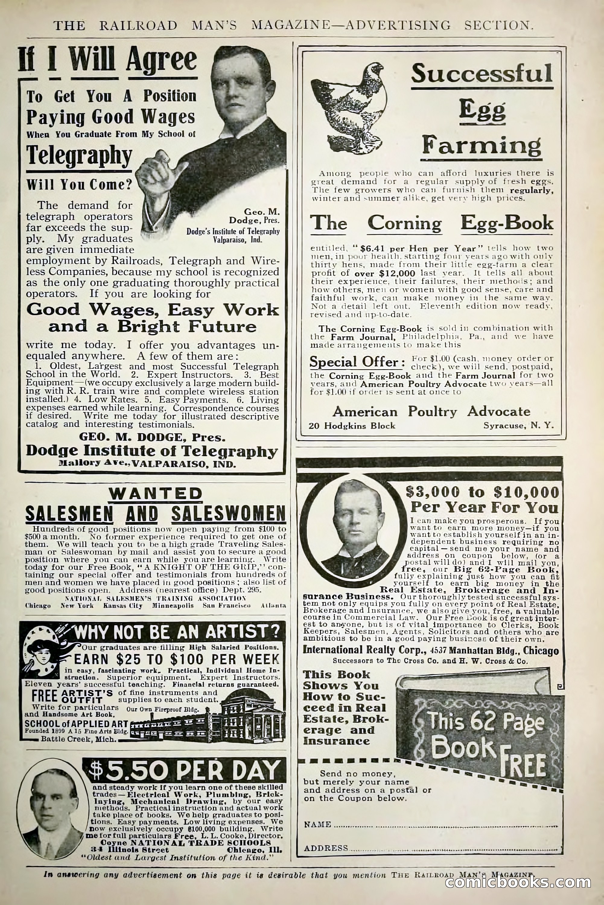The Railroad Man's Magazine, December 1910 — page 9 of 224