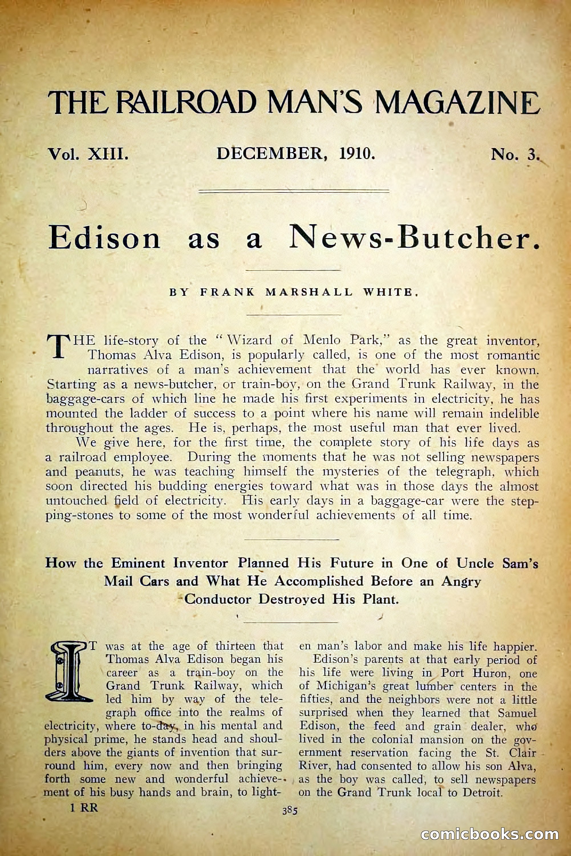 The Railroad Man's Magazine, December 1910 — page 11 of 224