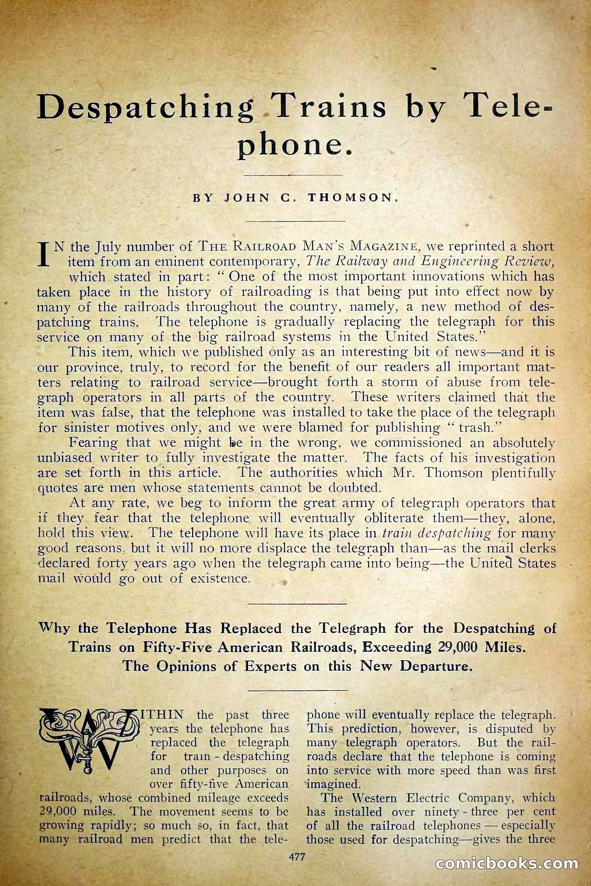 The Railroad Man's Magazine, December 1910 — page 103 of 224