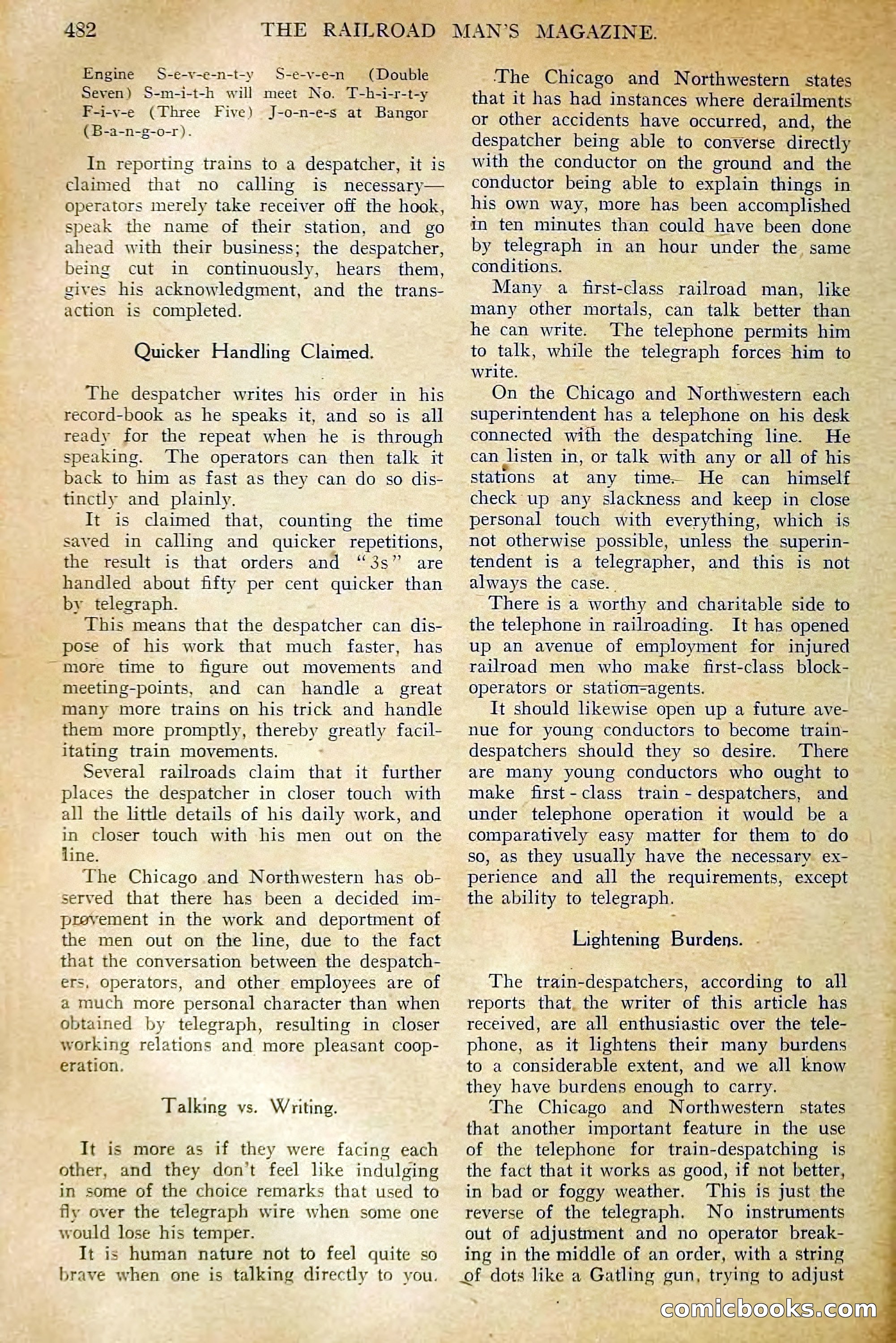 The Railroad Man's Magazine, December 1910 — page 108 of 224