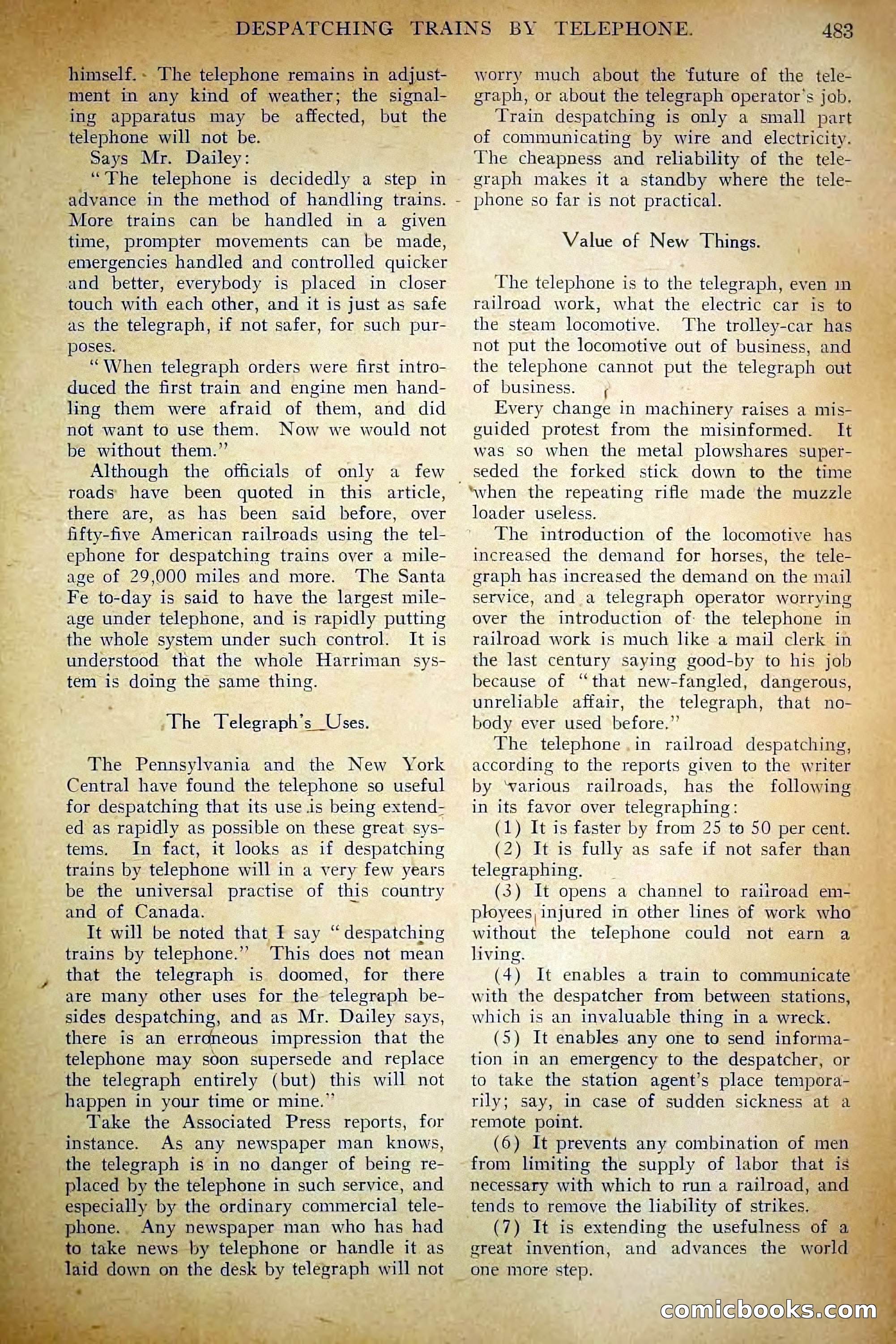 The Railroad Man's Magazine, December 1910 — page 109 of 224