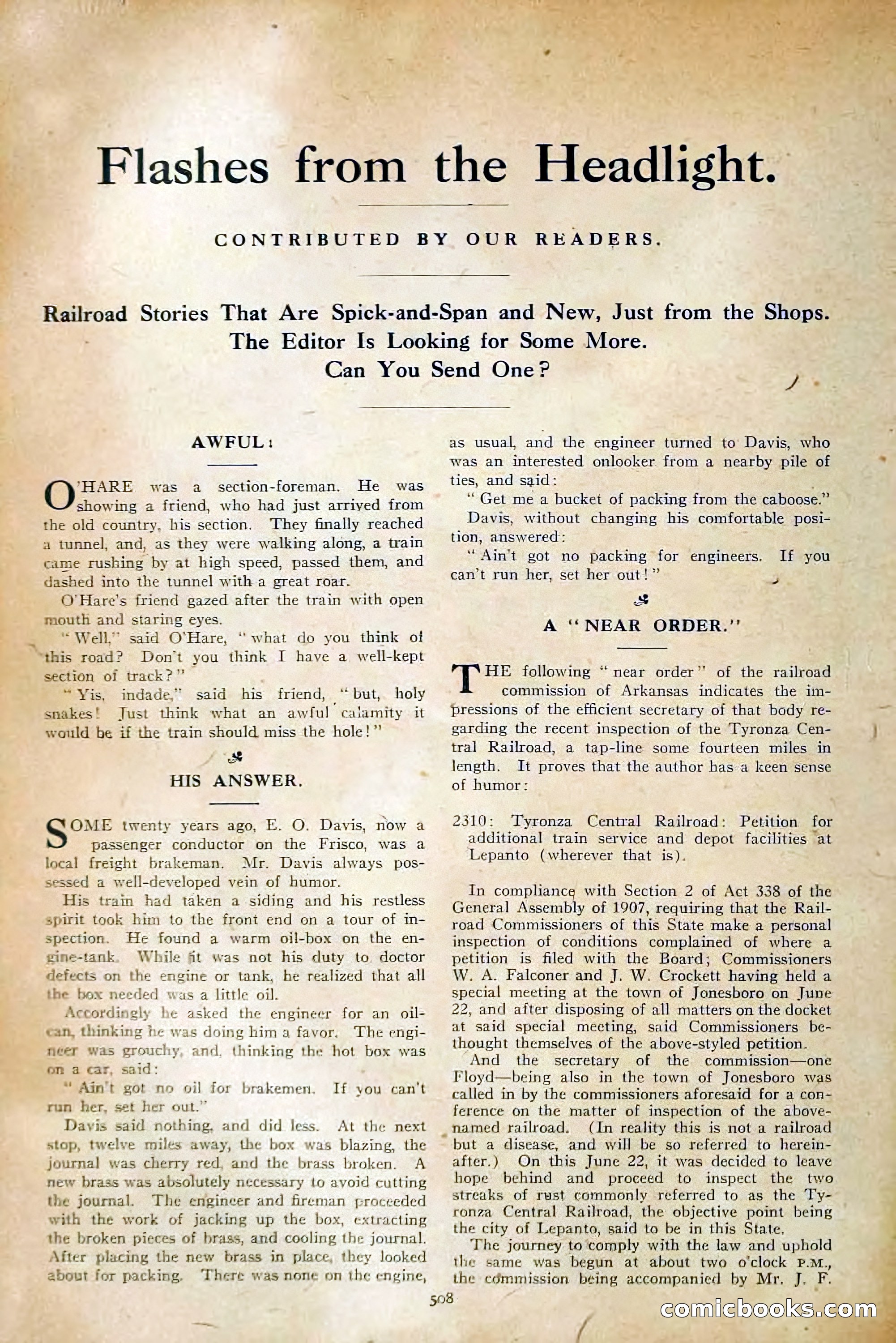 The Railroad Man's Magazine, December 1910 — page 134 of 224