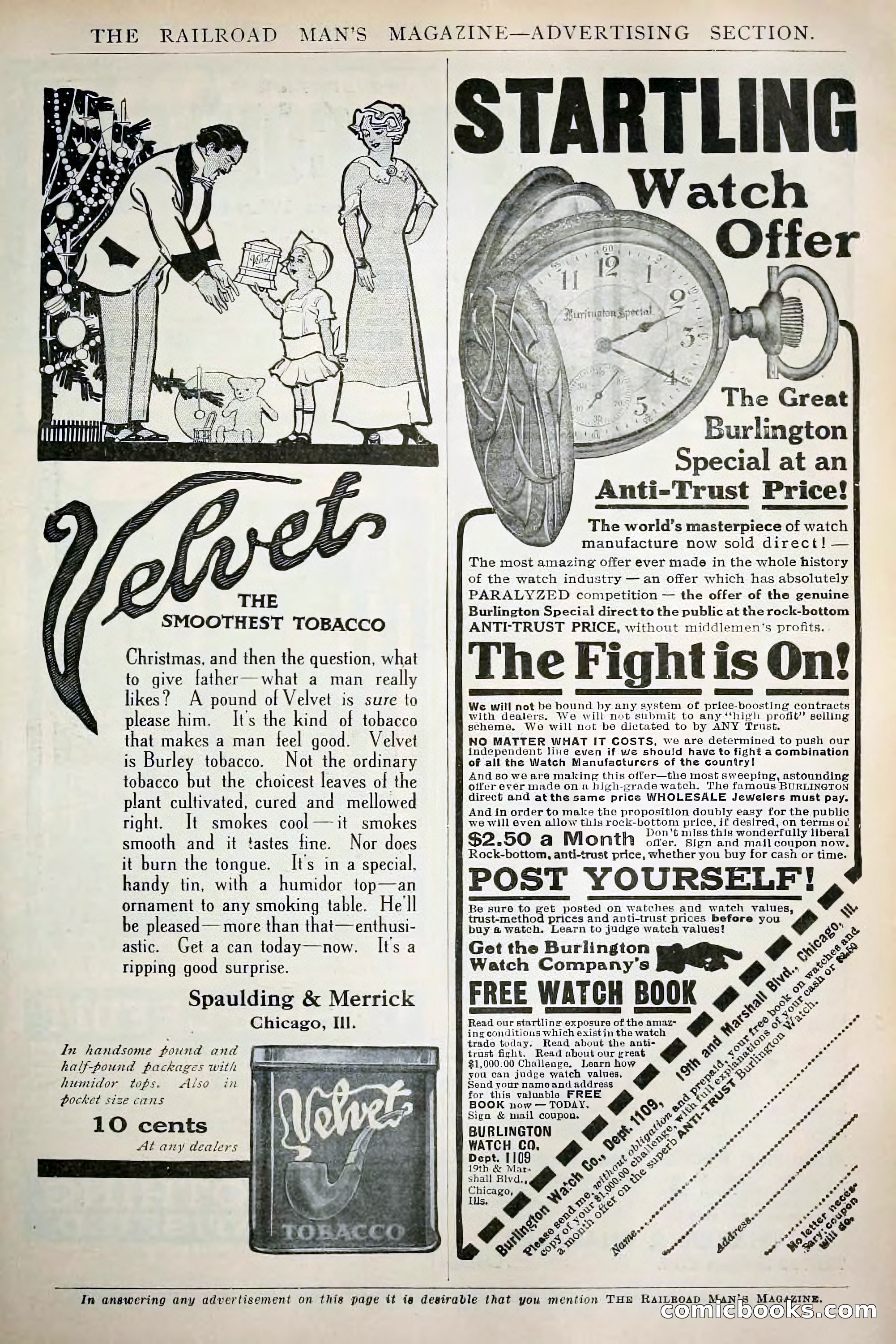 The Railroad Man's Magazine, December 1910 — page 213 of 224