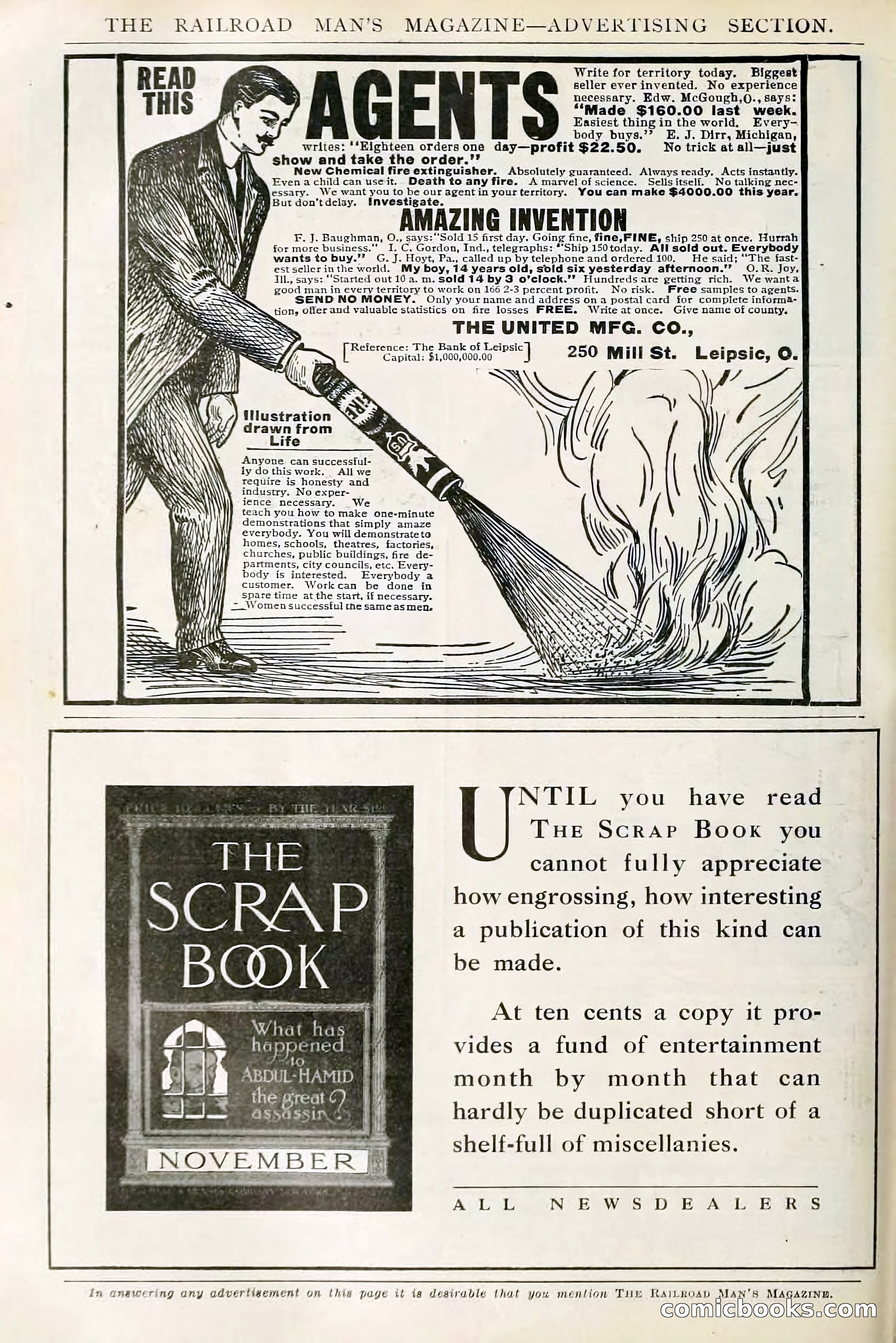 The Railroad Man's Magazine, December 1910 — page 216 of 224