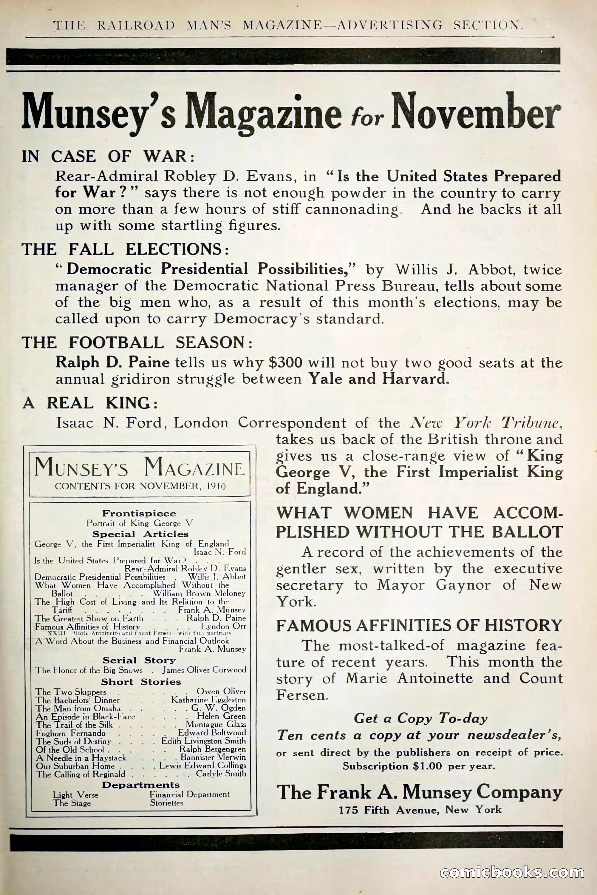 The Railroad Man's Magazine, December 1910 — page 219 of 224