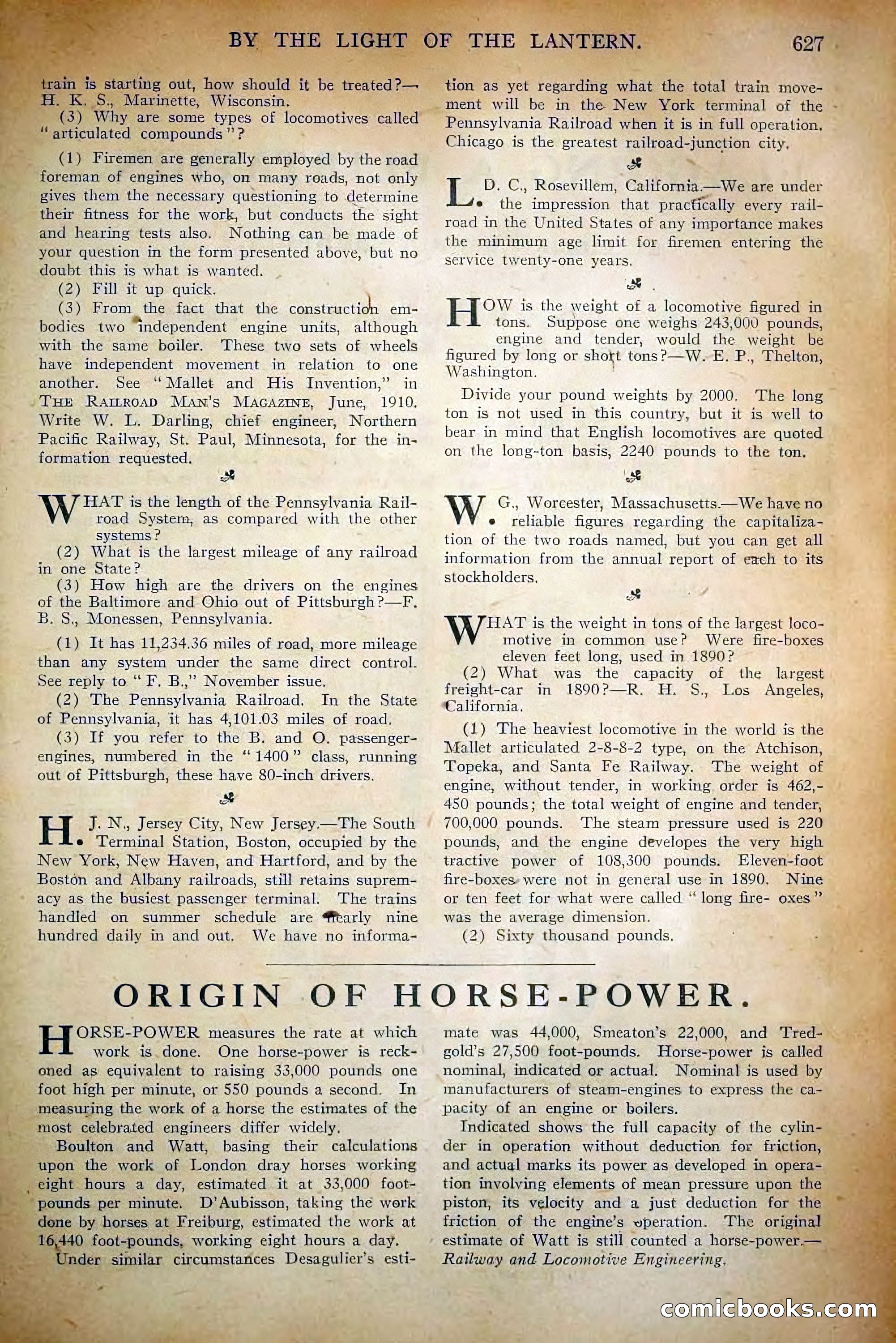 The Railroad Man's Magazine, January 1911 — page 61 of 220