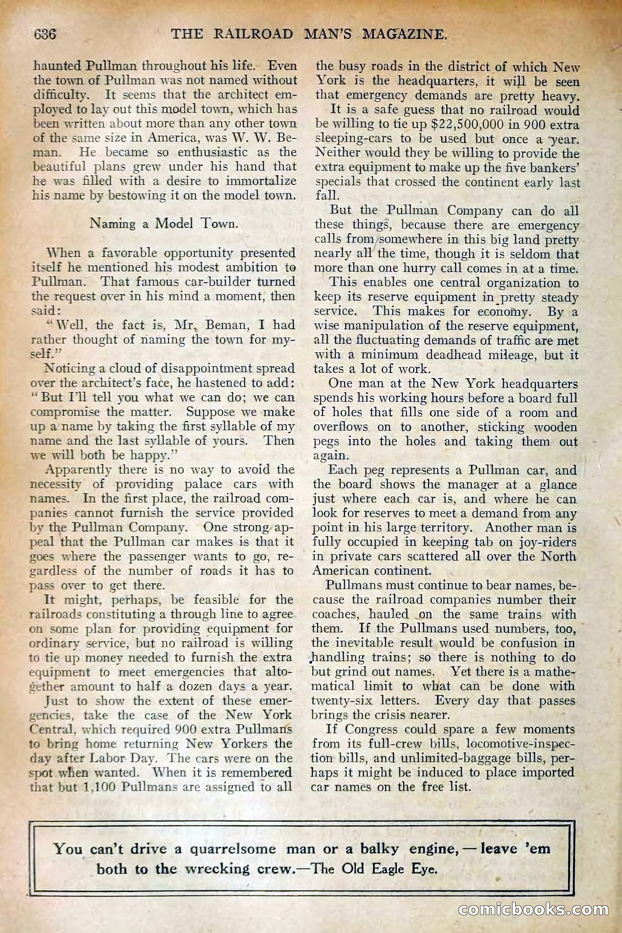 The Railroad Man's Magazine, January 1911 — page 70 of 220