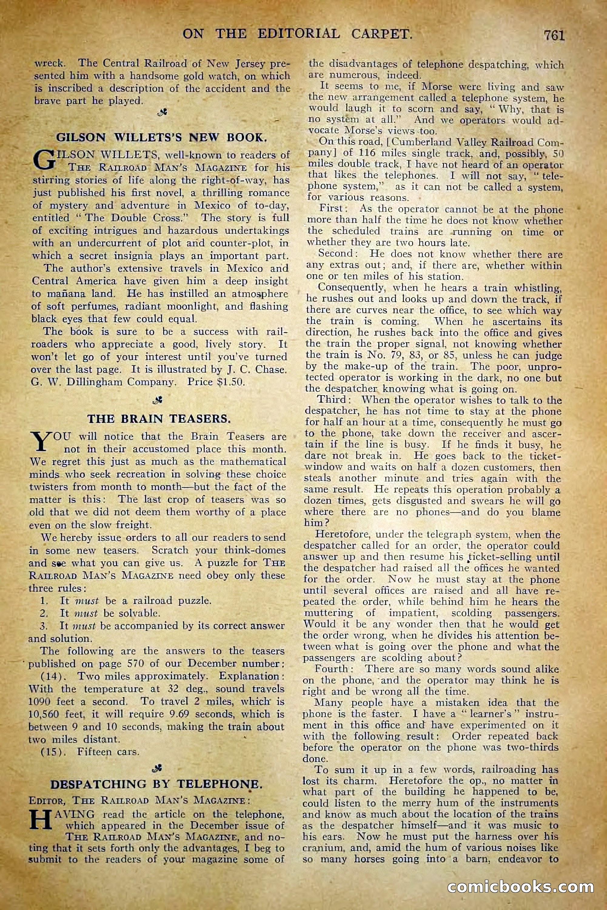 The Railroad Man's Magazine, January 1911 — page 195 of 220
