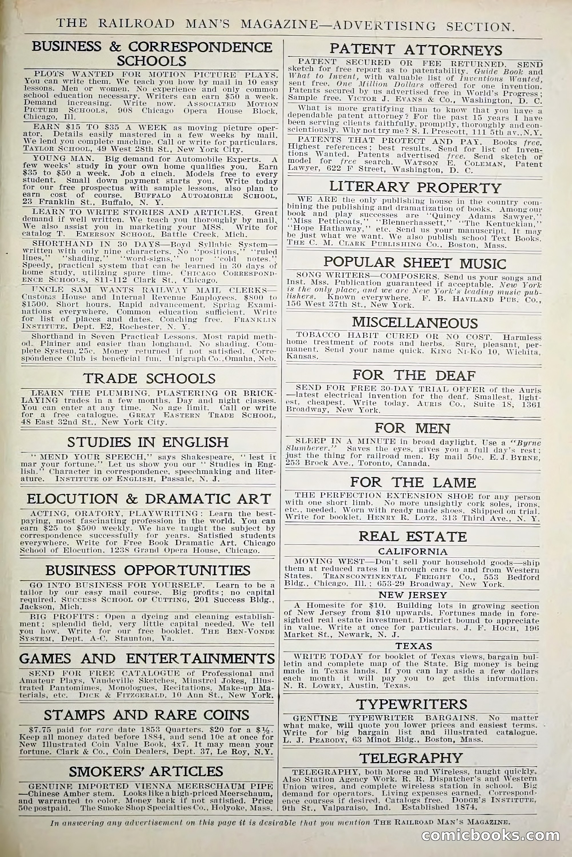 The Railroad Man's Magazine, February 1911 — page 5 of 228