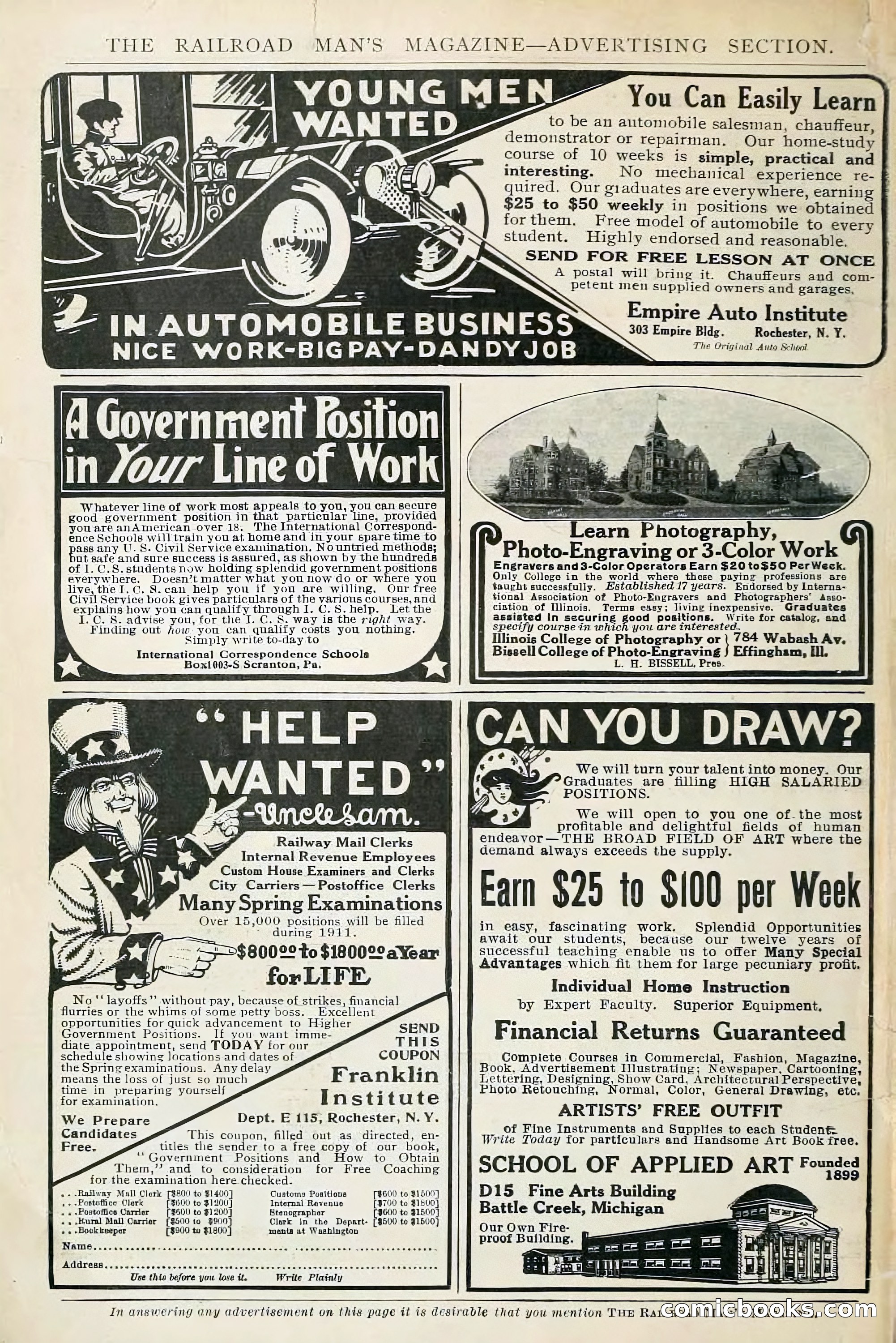 The Railroad Man's Magazine, February 1911 — page 6 of 228