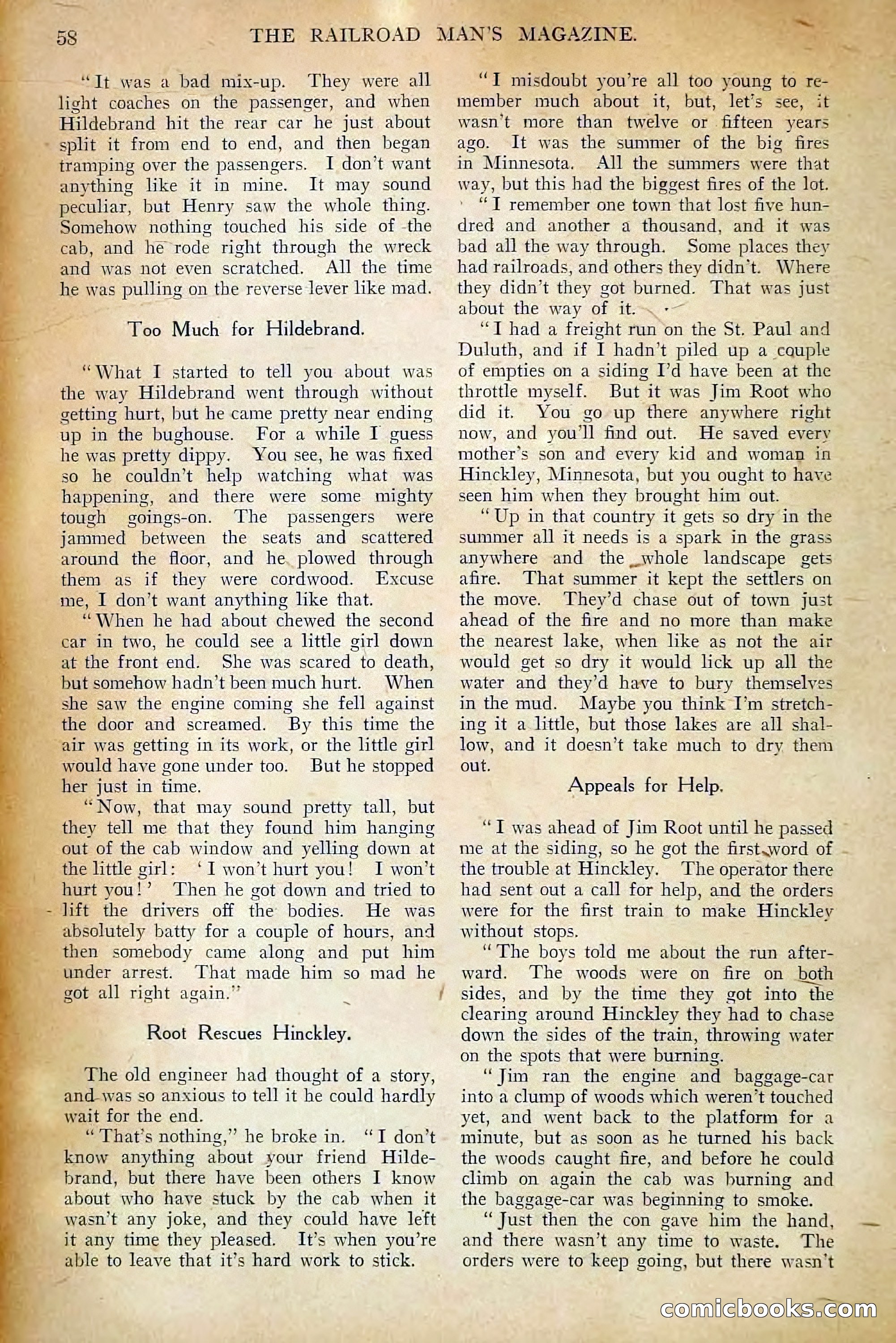 The Railroad Man's Magazine, February 1911 — page 68 of 228