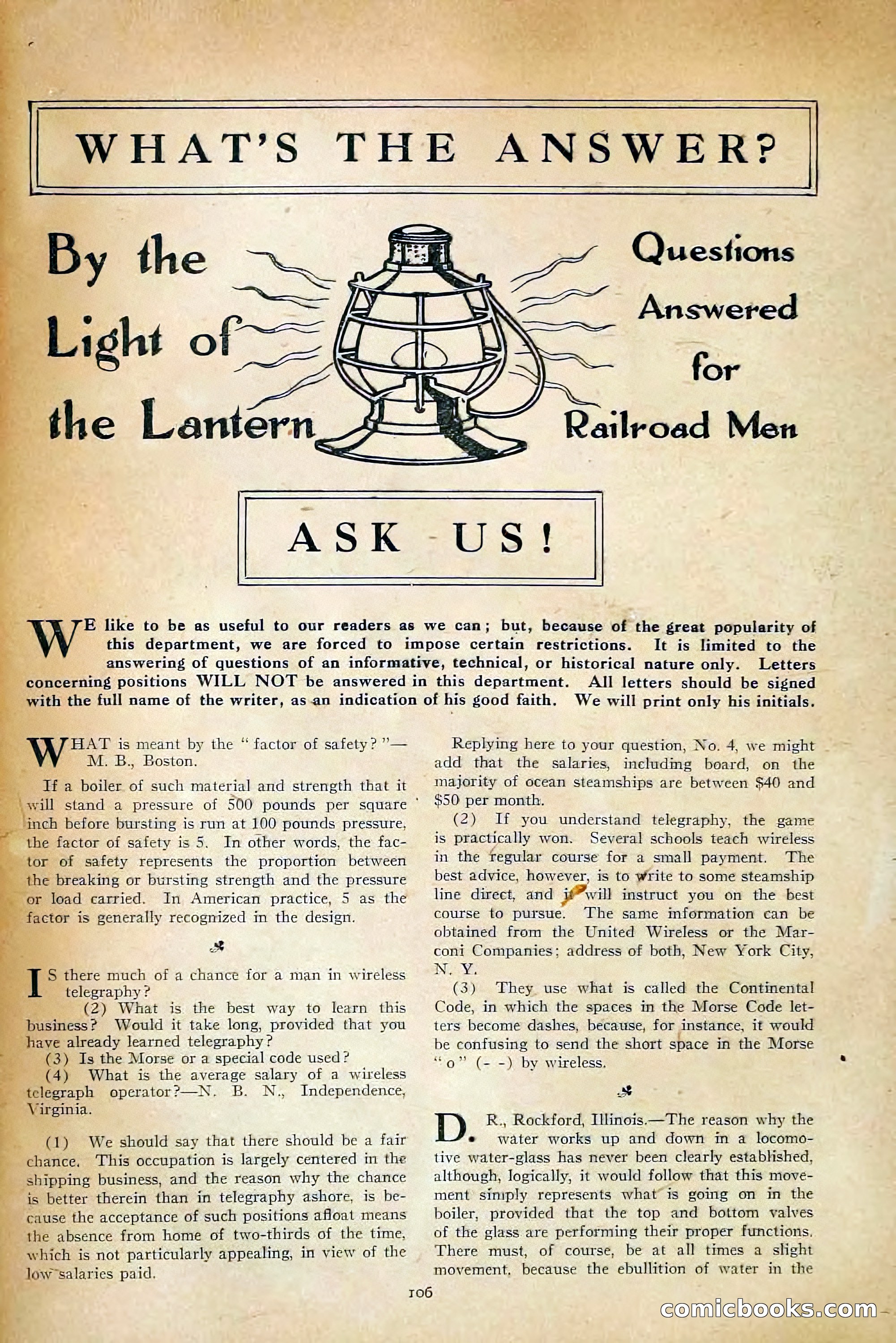 The Railroad Man's Magazine, February 1911 — page 116 of 228