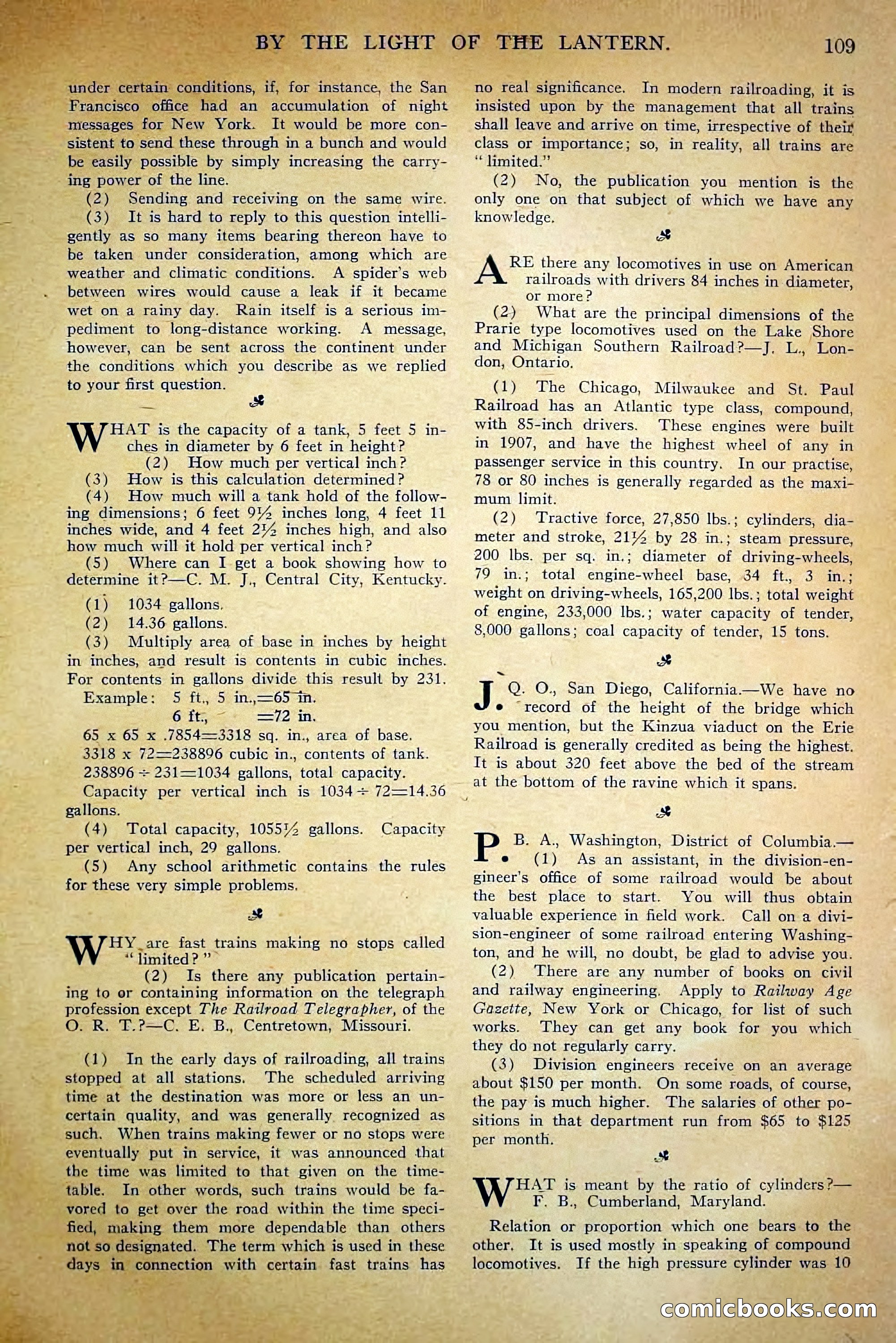 The Railroad Man's Magazine, February 1911 — page 119 of 228