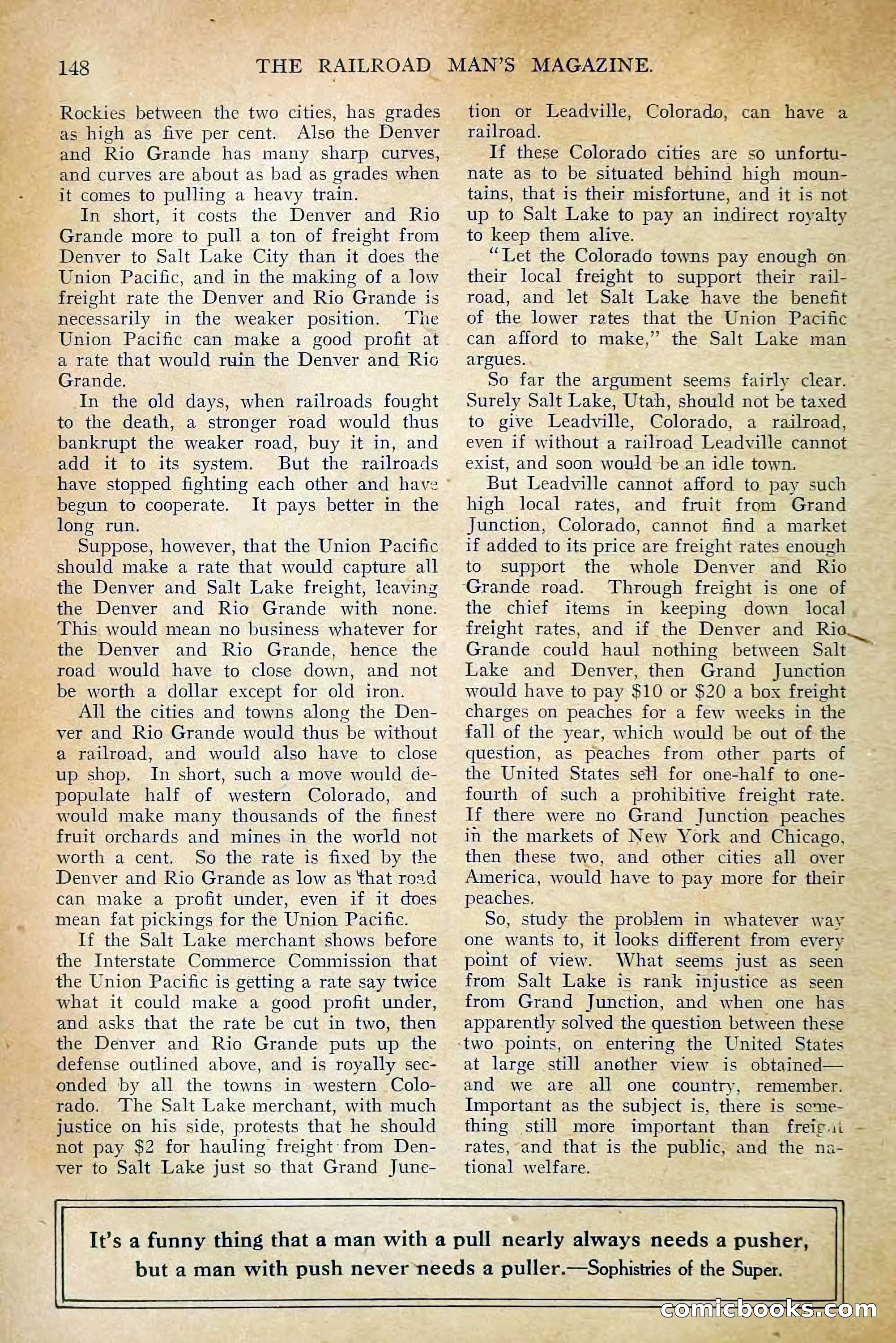 The Railroad Man's Magazine, February 1911 — page 158 of 228