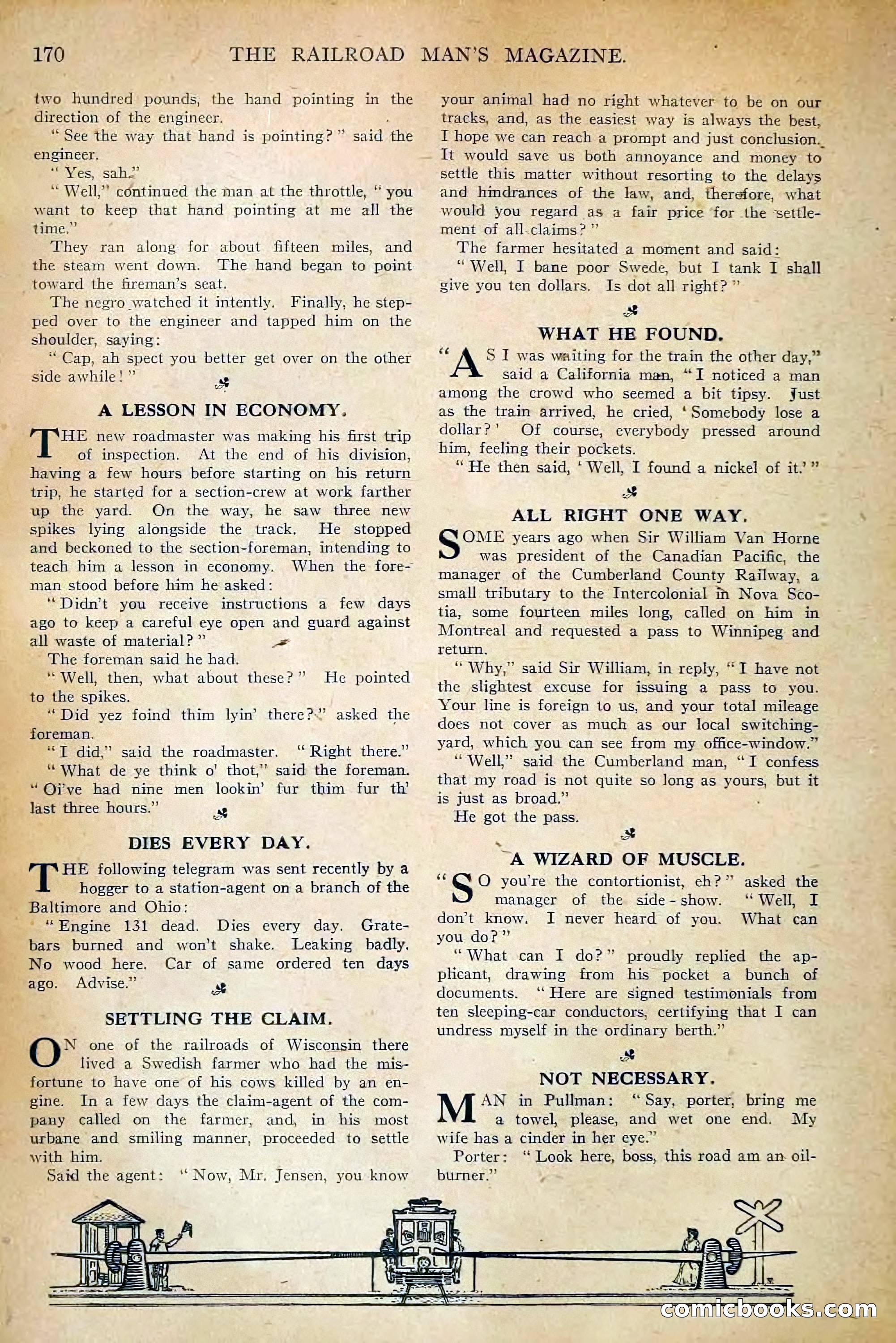 The Railroad Man's Magazine, February 1911 — page 180 of 228