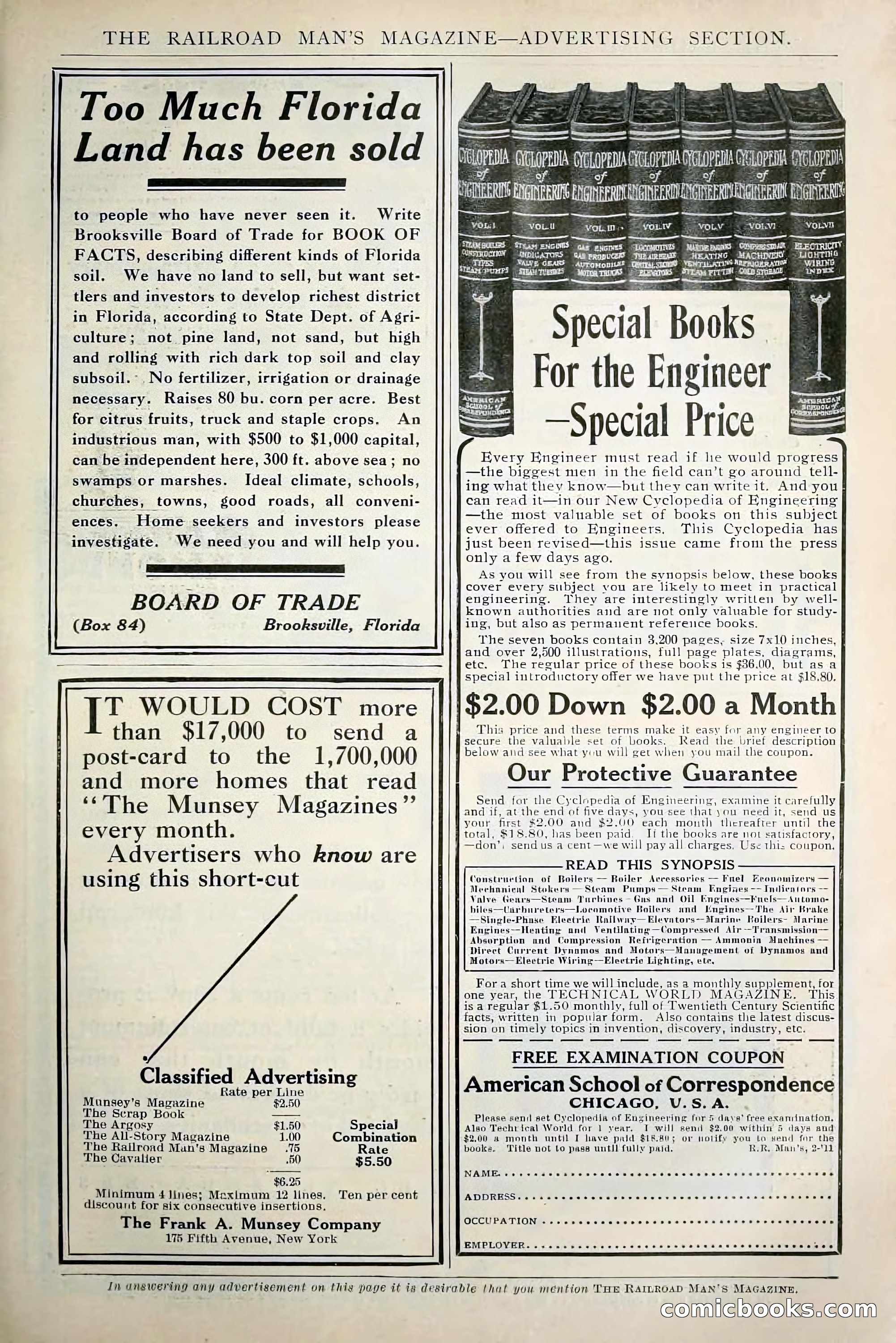 The Railroad Man's Magazine, February 1911 — page 219 of 228