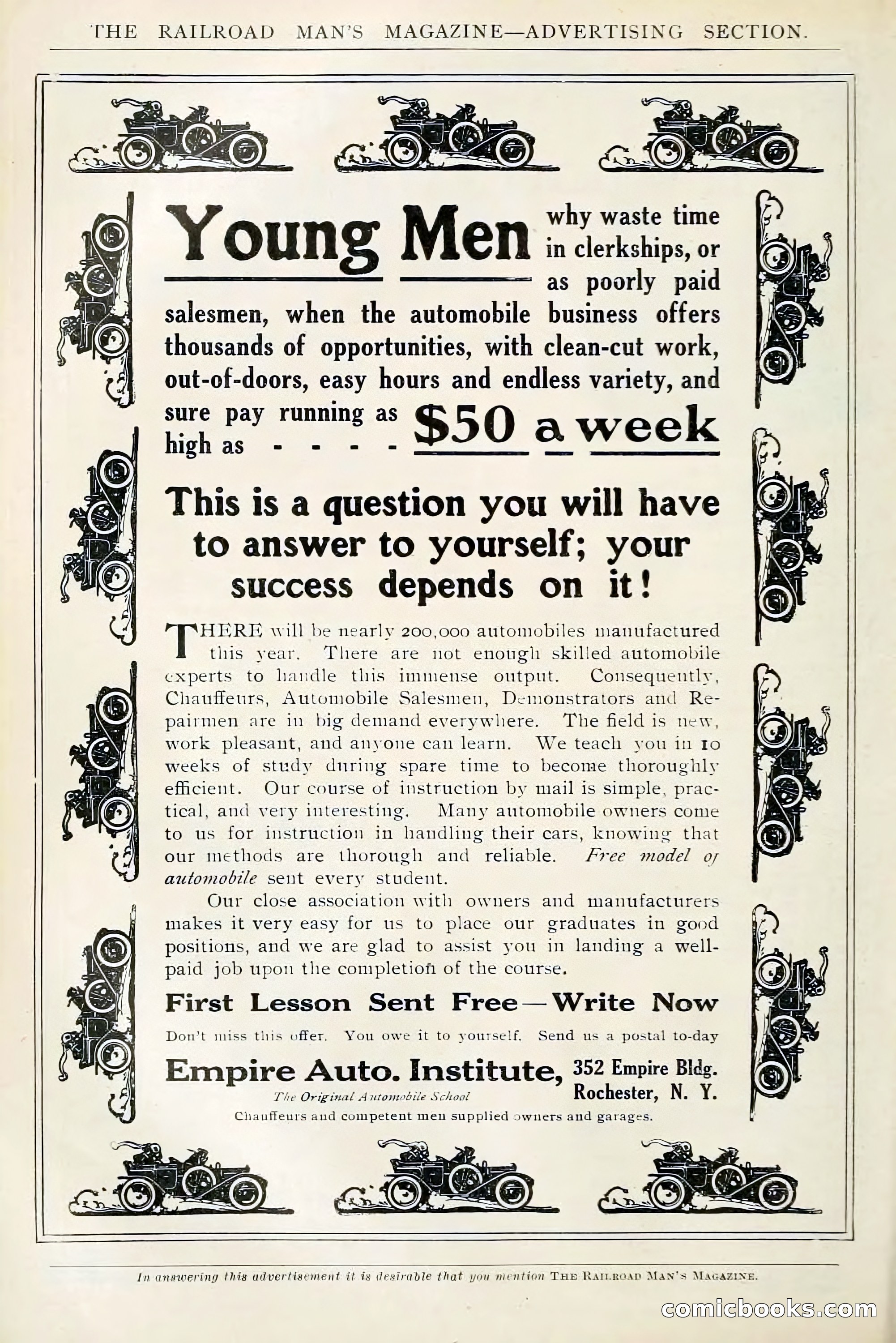 The Railroad Man's Magazine, March 1911 — page 6 of 230