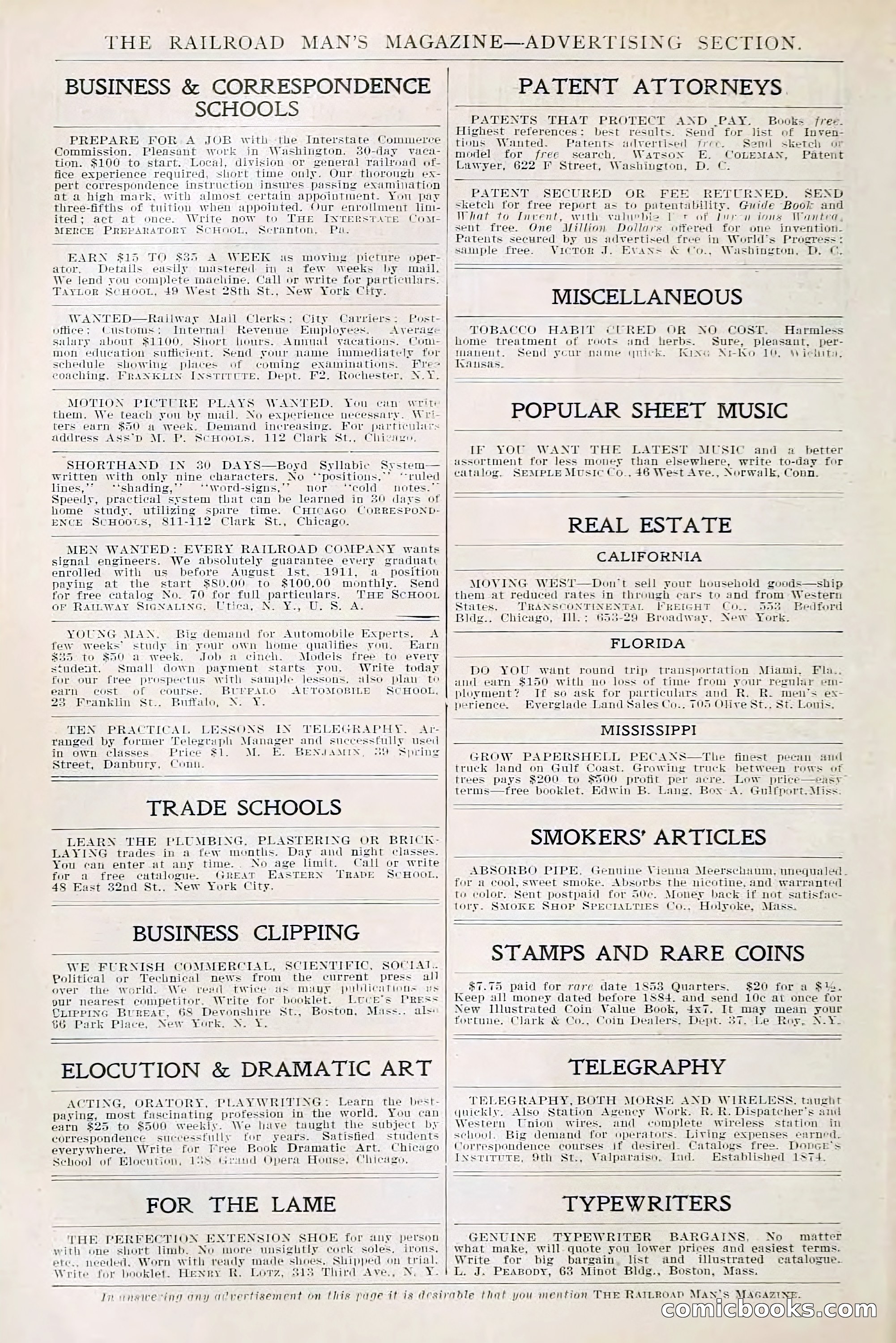 The Railroad Man's Magazine, March 1911 — page 8 of 230