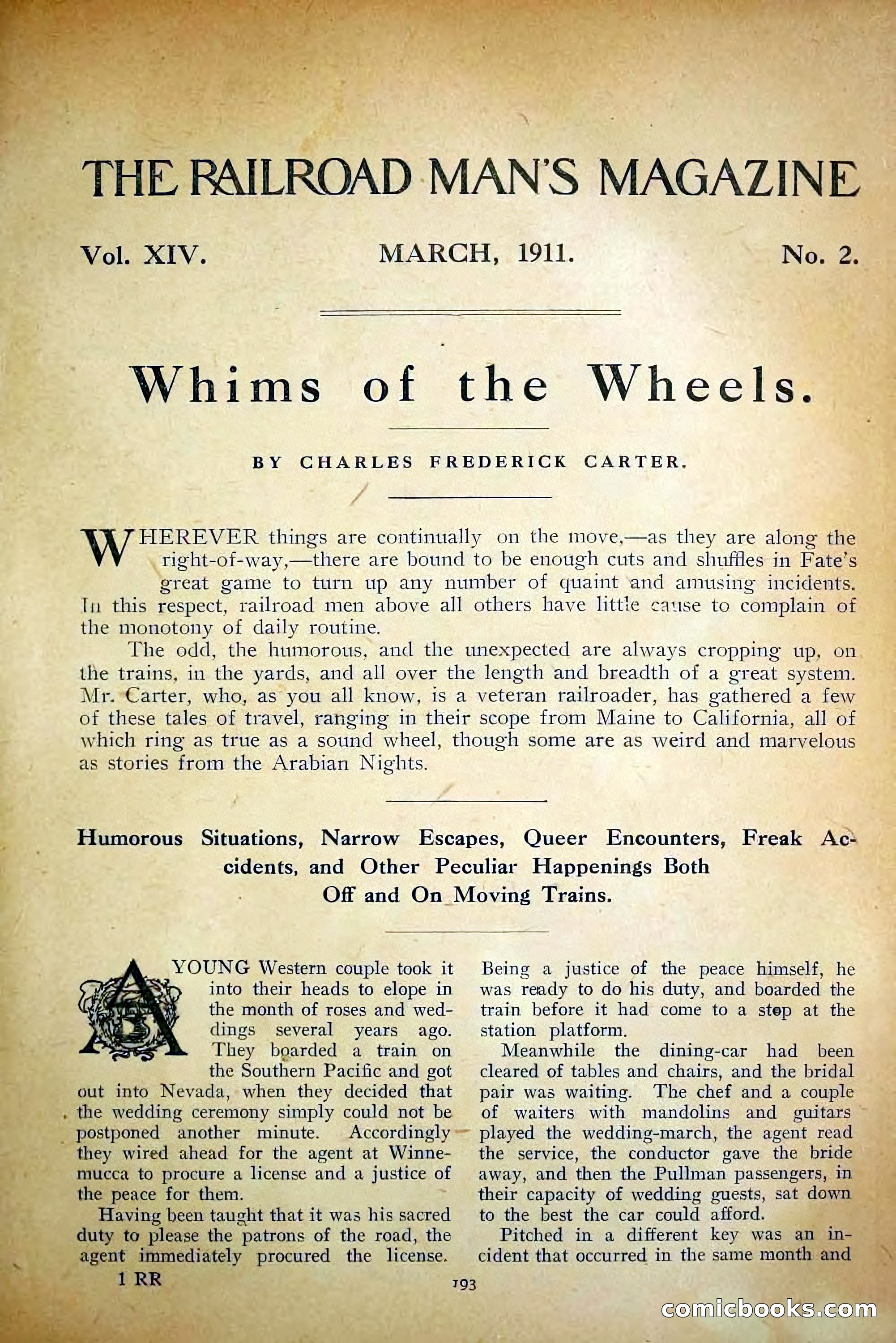 The Railroad Man's Magazine, March 1911 — page 19 of 230