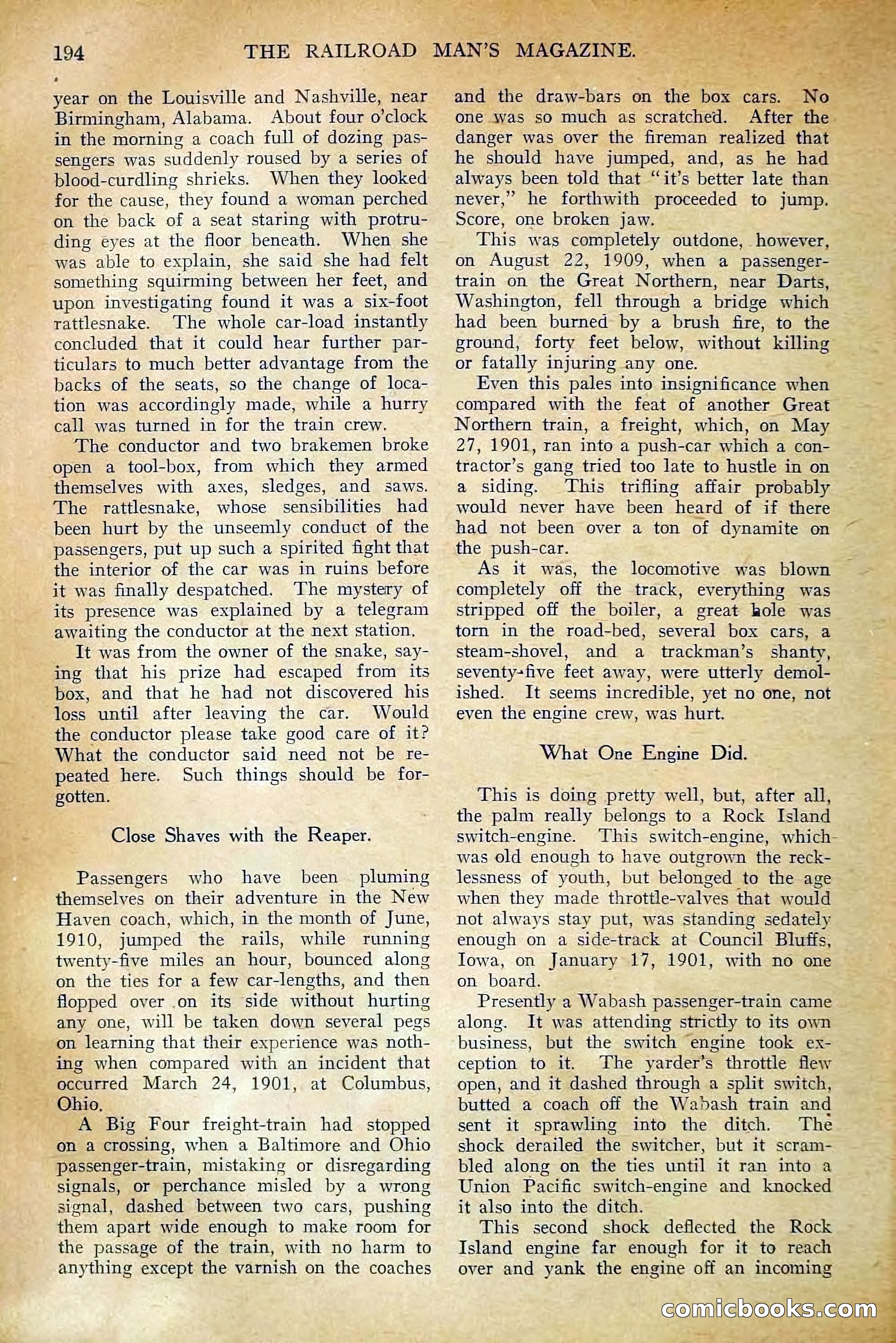 The Railroad Man's Magazine, March 1911 — page 20 of 230