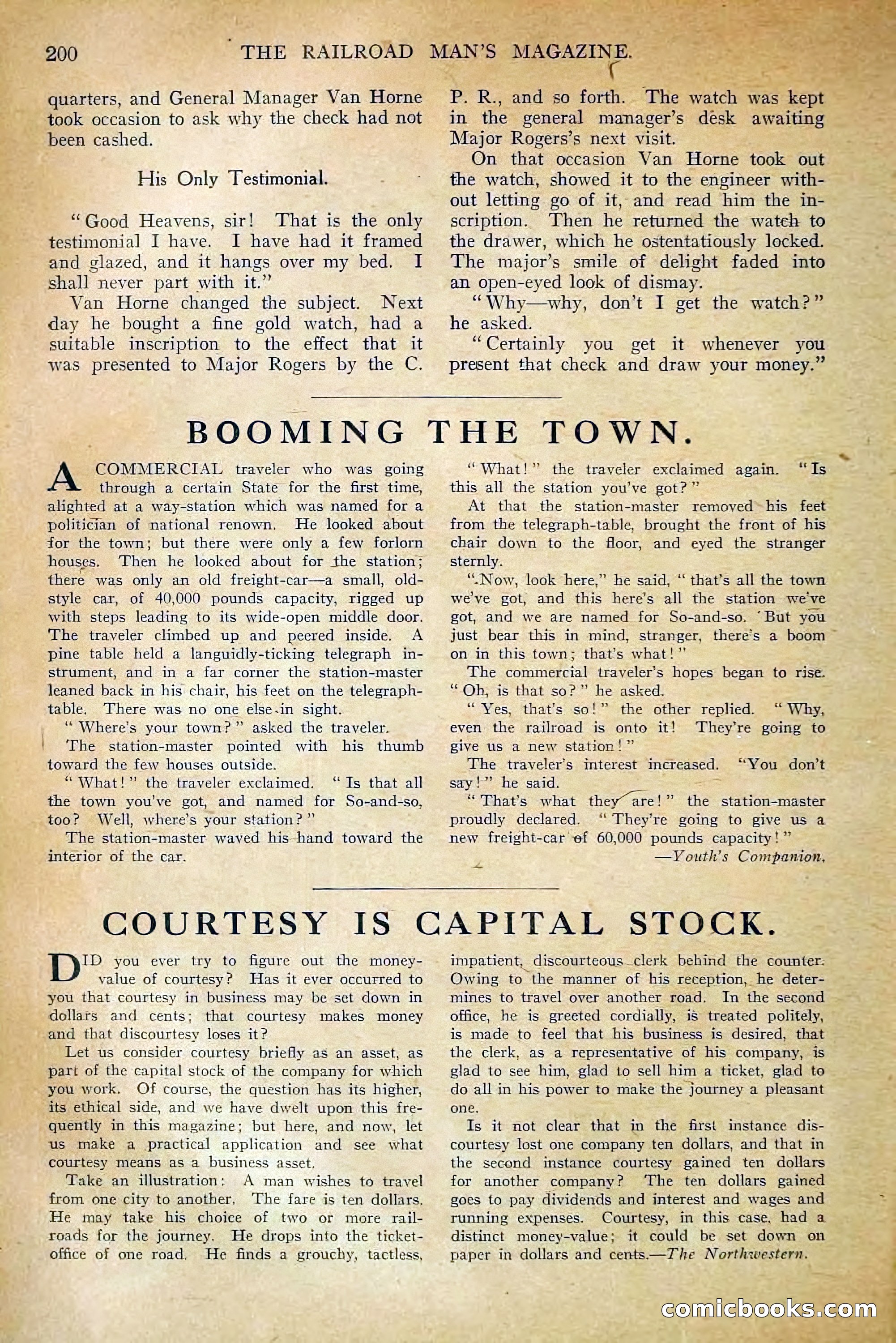 The Railroad Man's Magazine, March 1911 — page 26 of 230