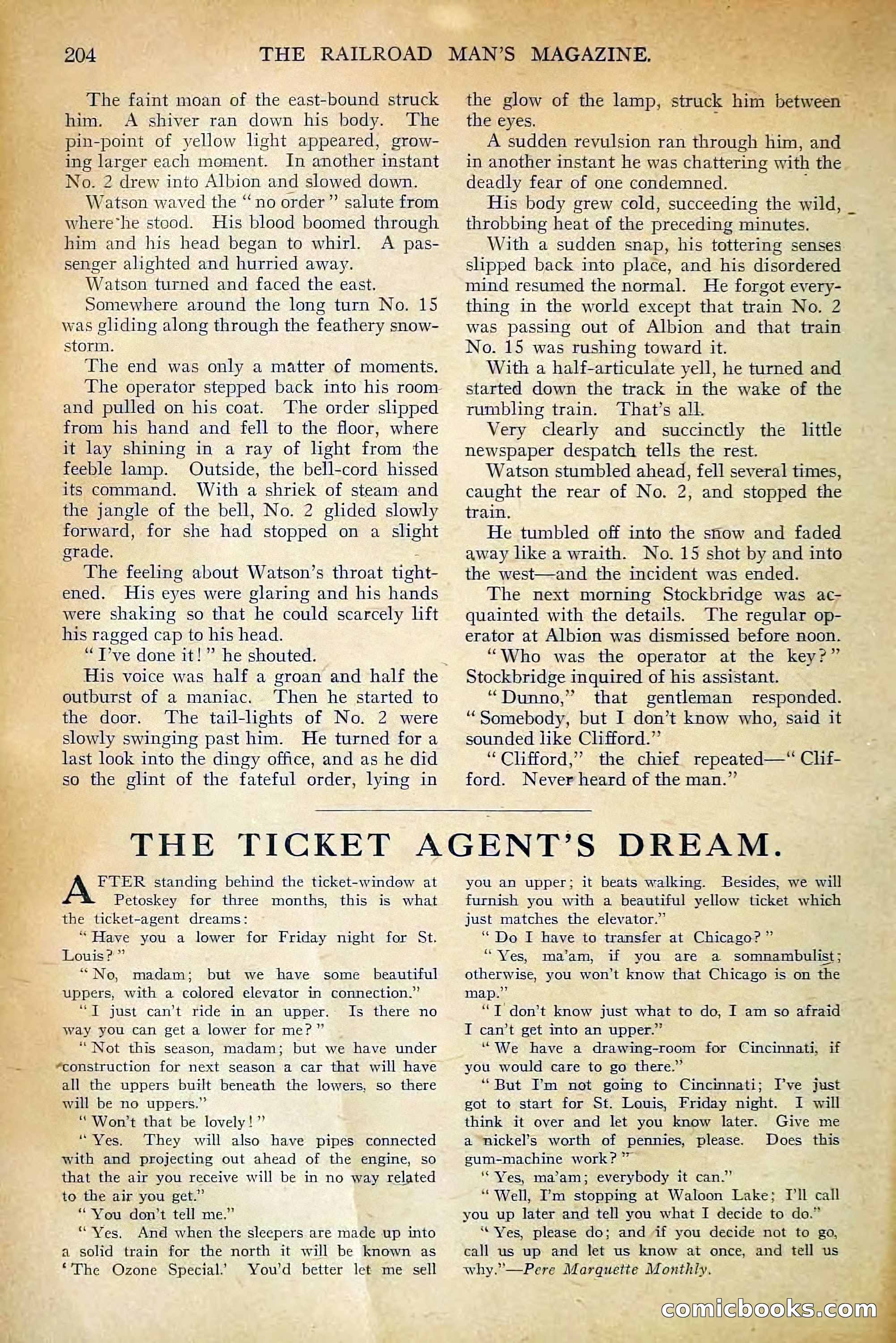 The Railroad Man's Magazine, March 1911 — page 30 of 230