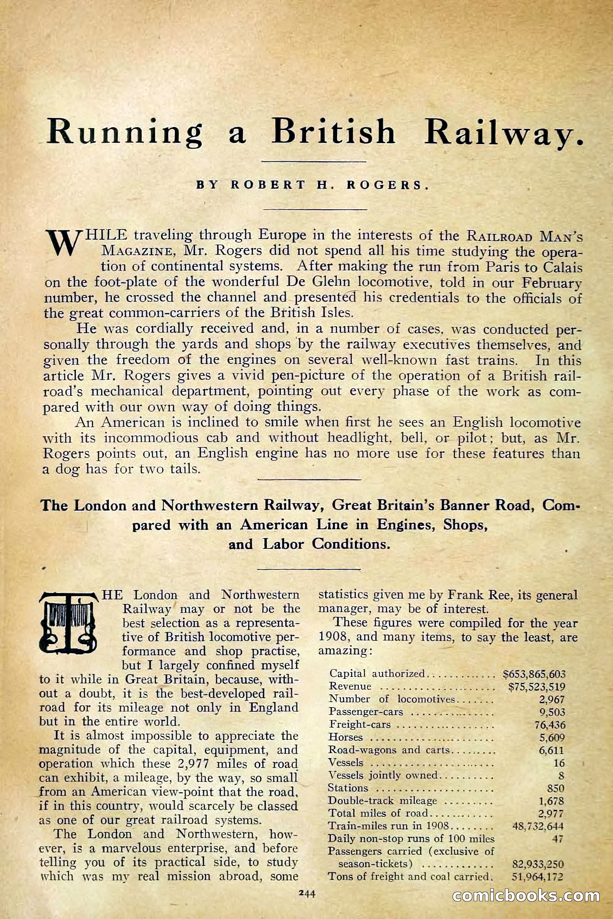 The Railroad Man's Magazine, March 1911 — page 70 of 230