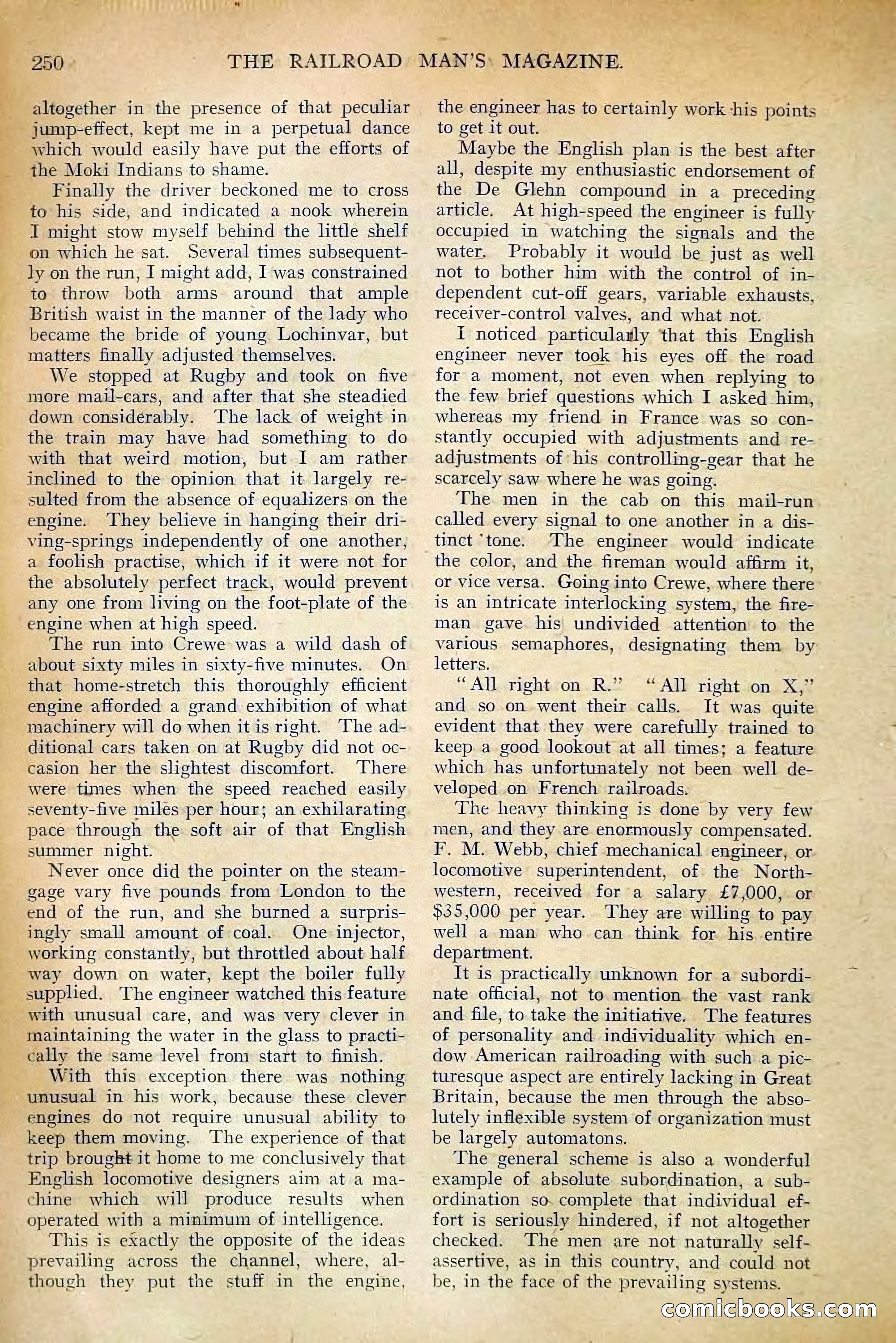 The Railroad Man's Magazine, March 1911 — page 76 of 230